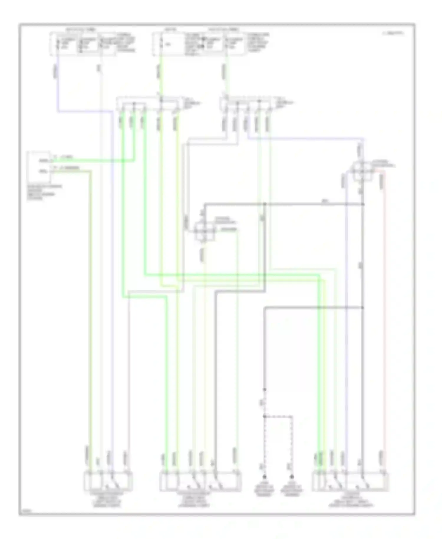 Altima Nissan U13 (1992-1997): Cooling fan circuit