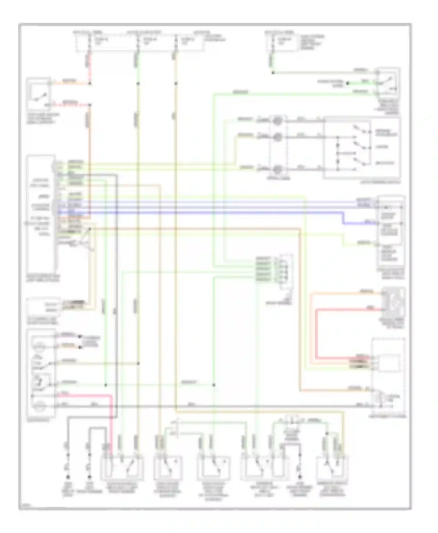 Altima Nissan U13 (1992-1997): Cruise control circuit