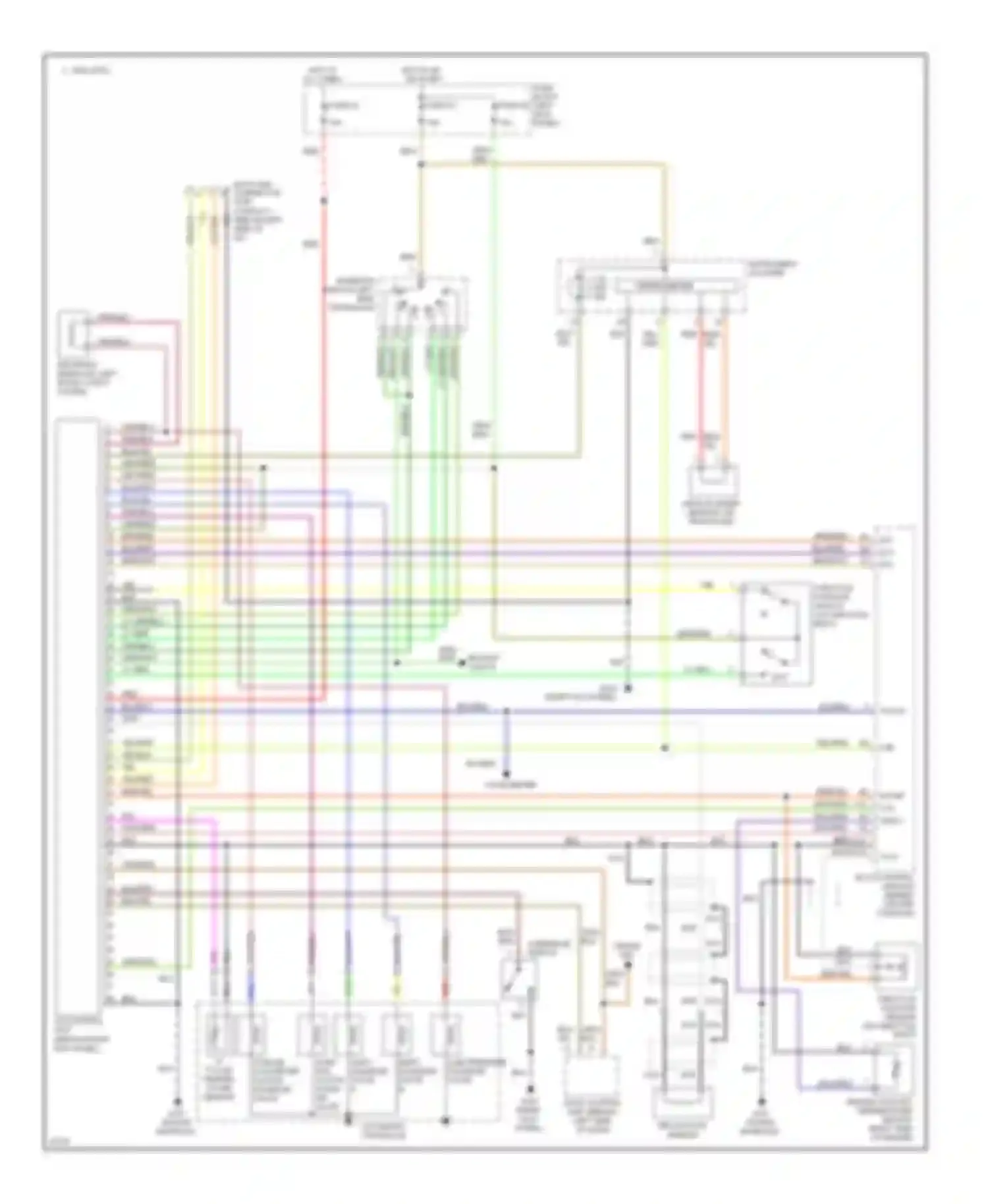 Altima Nissan U13 (1992-1997): Transmission circuit