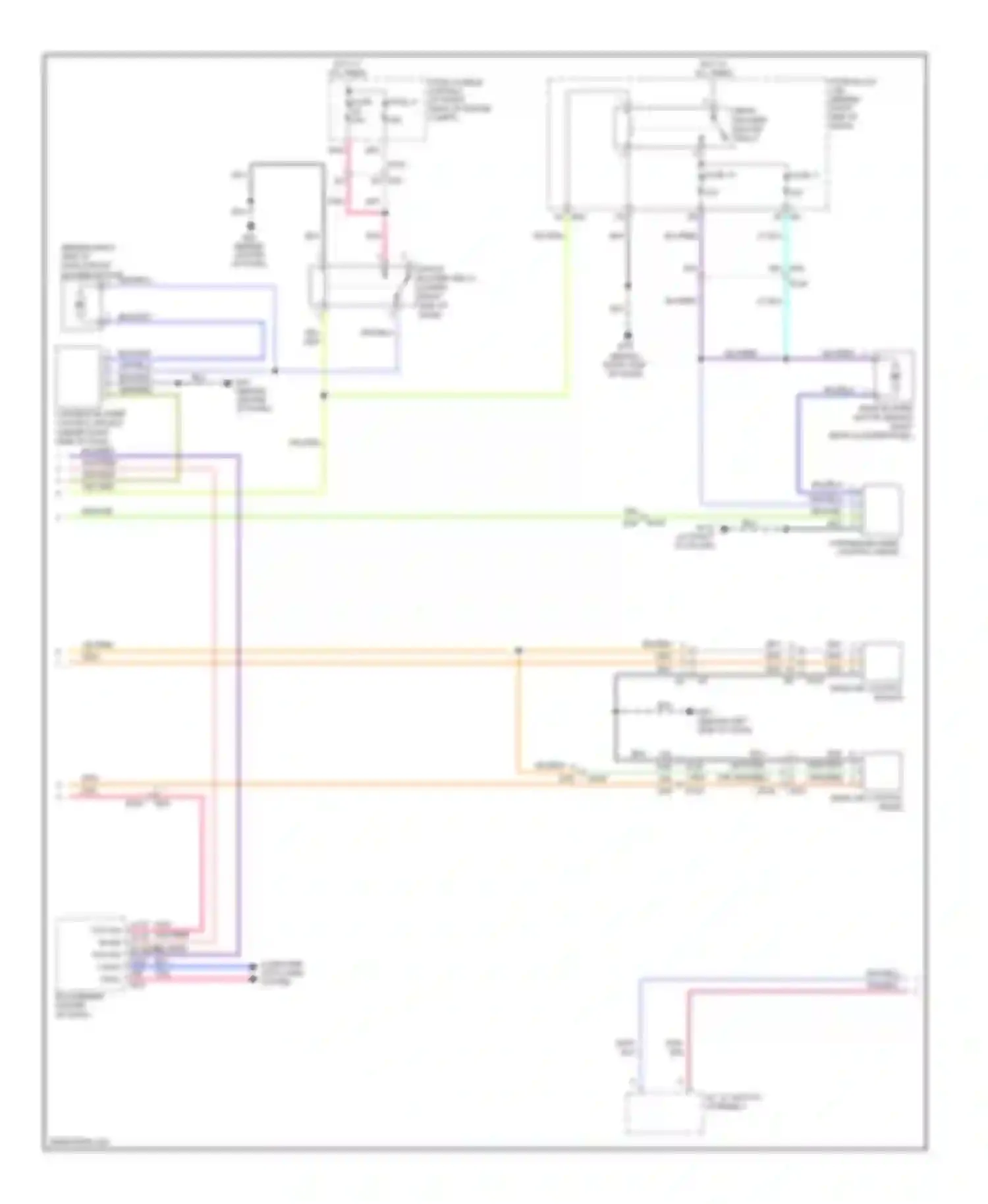 Armada Nissan I facelift (2007-2016): Automatic a/c circuit (2 of 3)