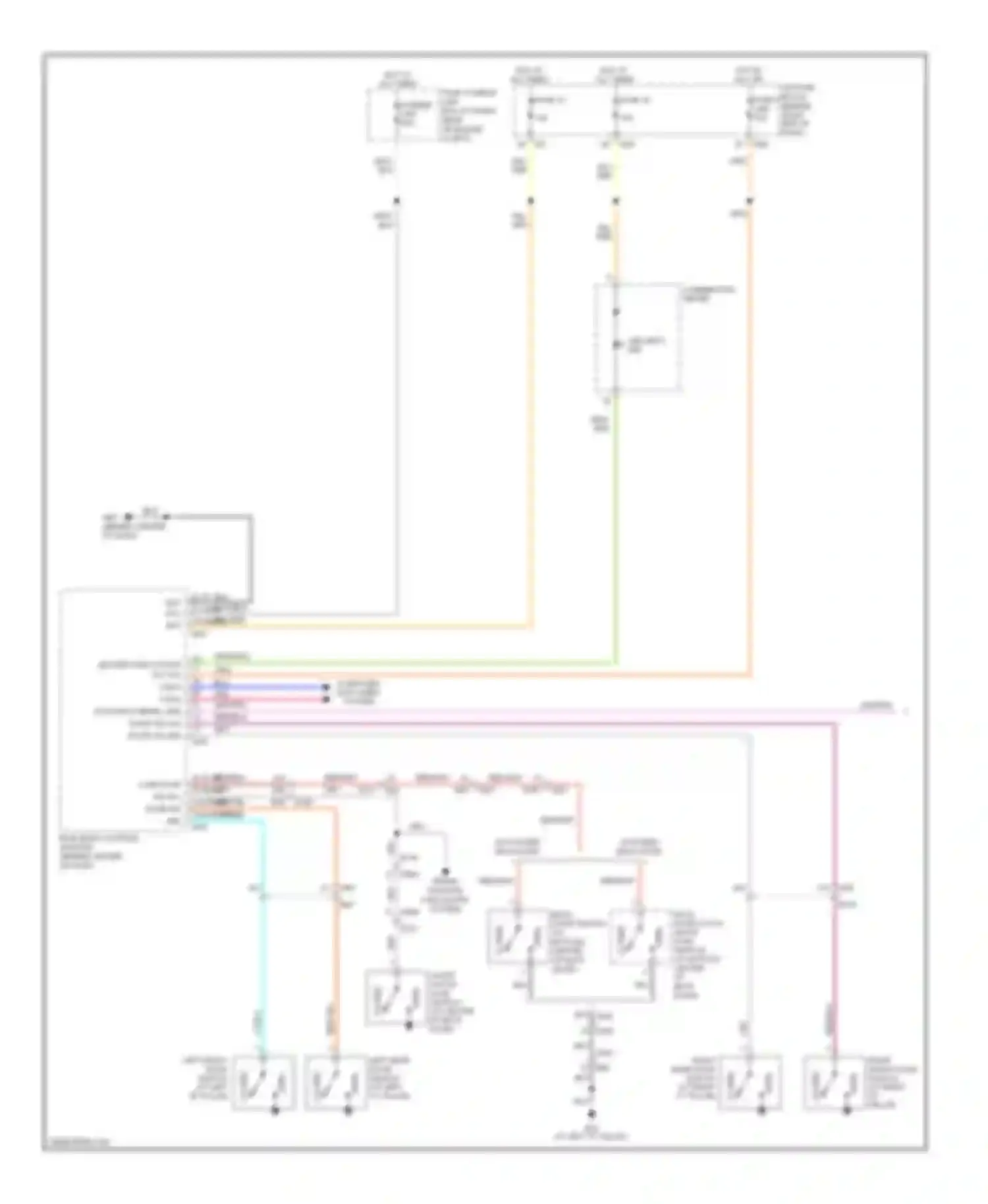 Armada Nissan I facelift (2007-2016): Forced entry circuit (1 of 2)