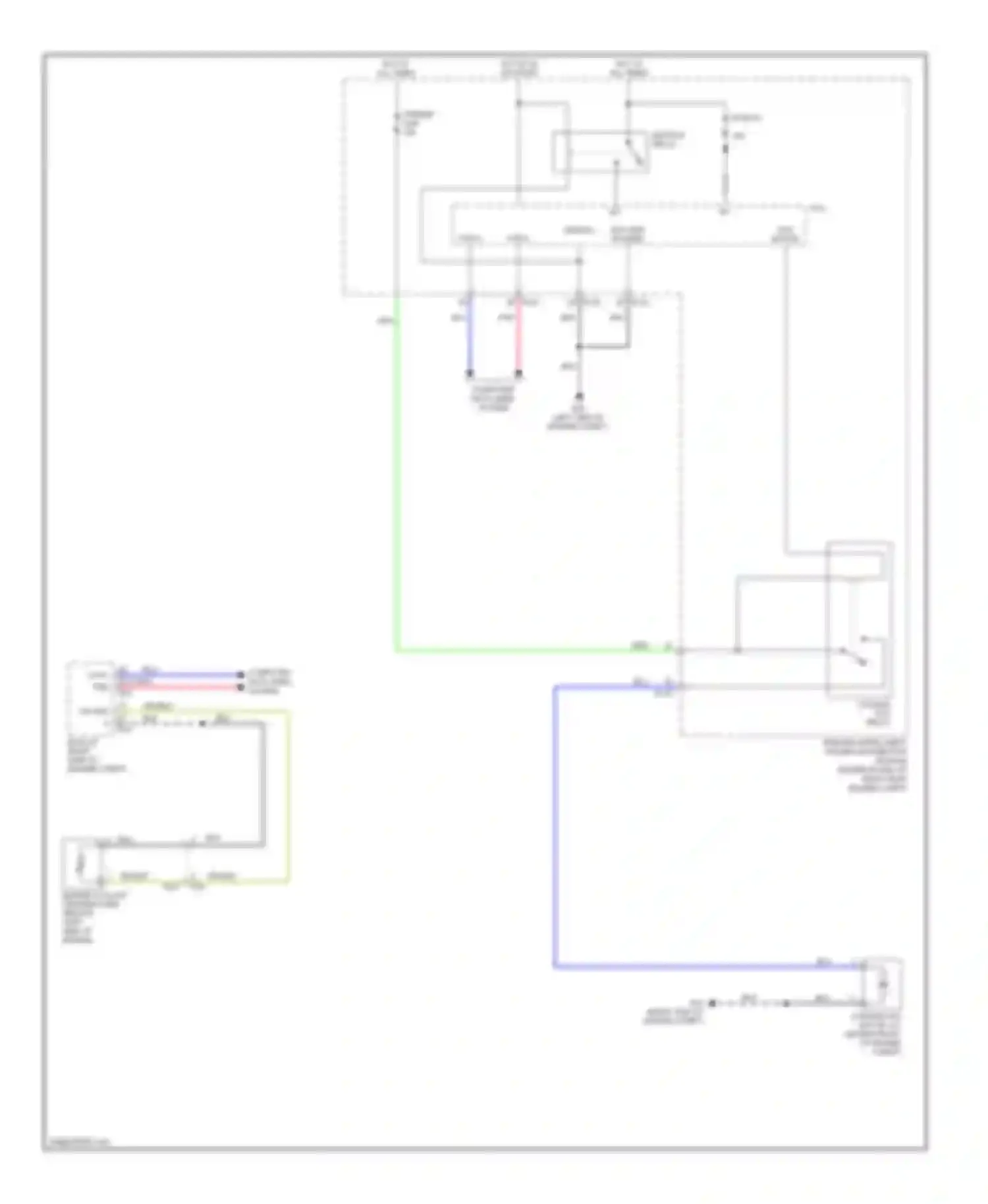 Armada Nissan I facelift (2007-2016): Cooling fan circuit