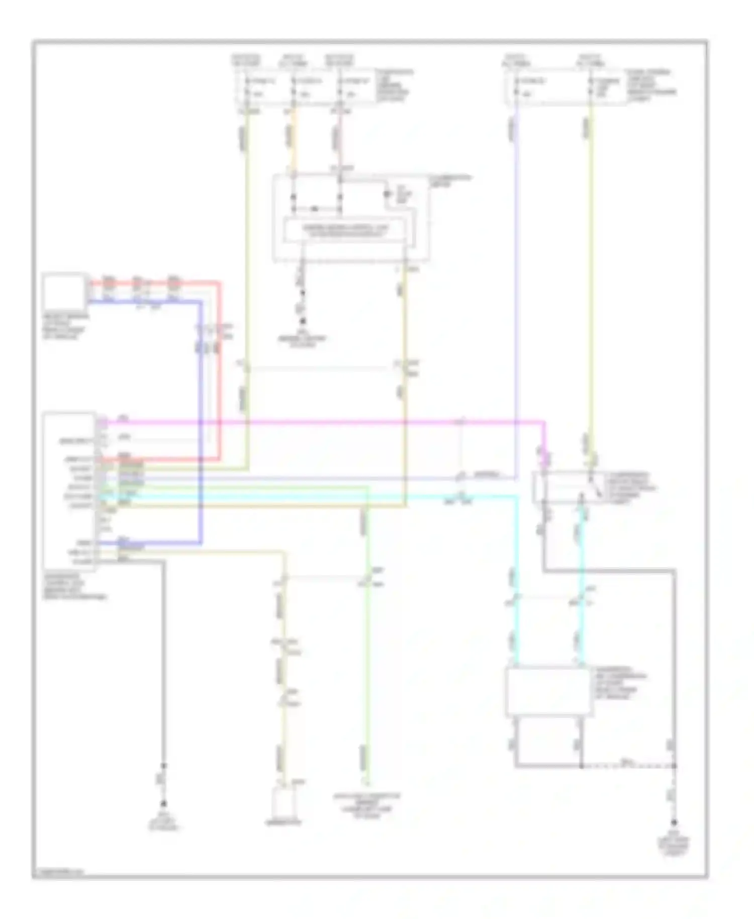 Armada Nissan I facelift (2007-2016): Electronic suspension circuit