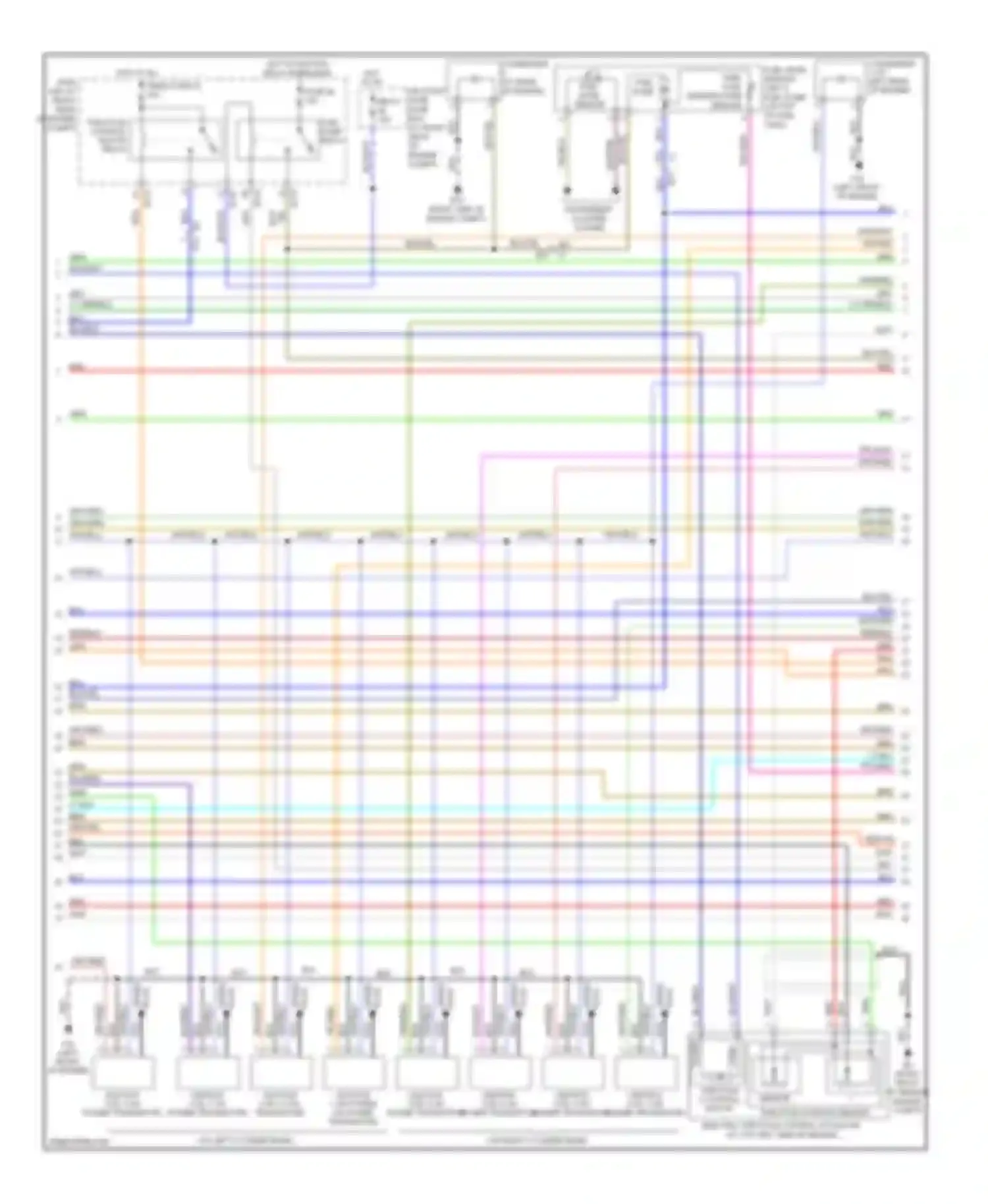 Armada Nissan I facelift (2007-2016): Wiring diagram engine performance 5.6l flex fuel (2 of 4)