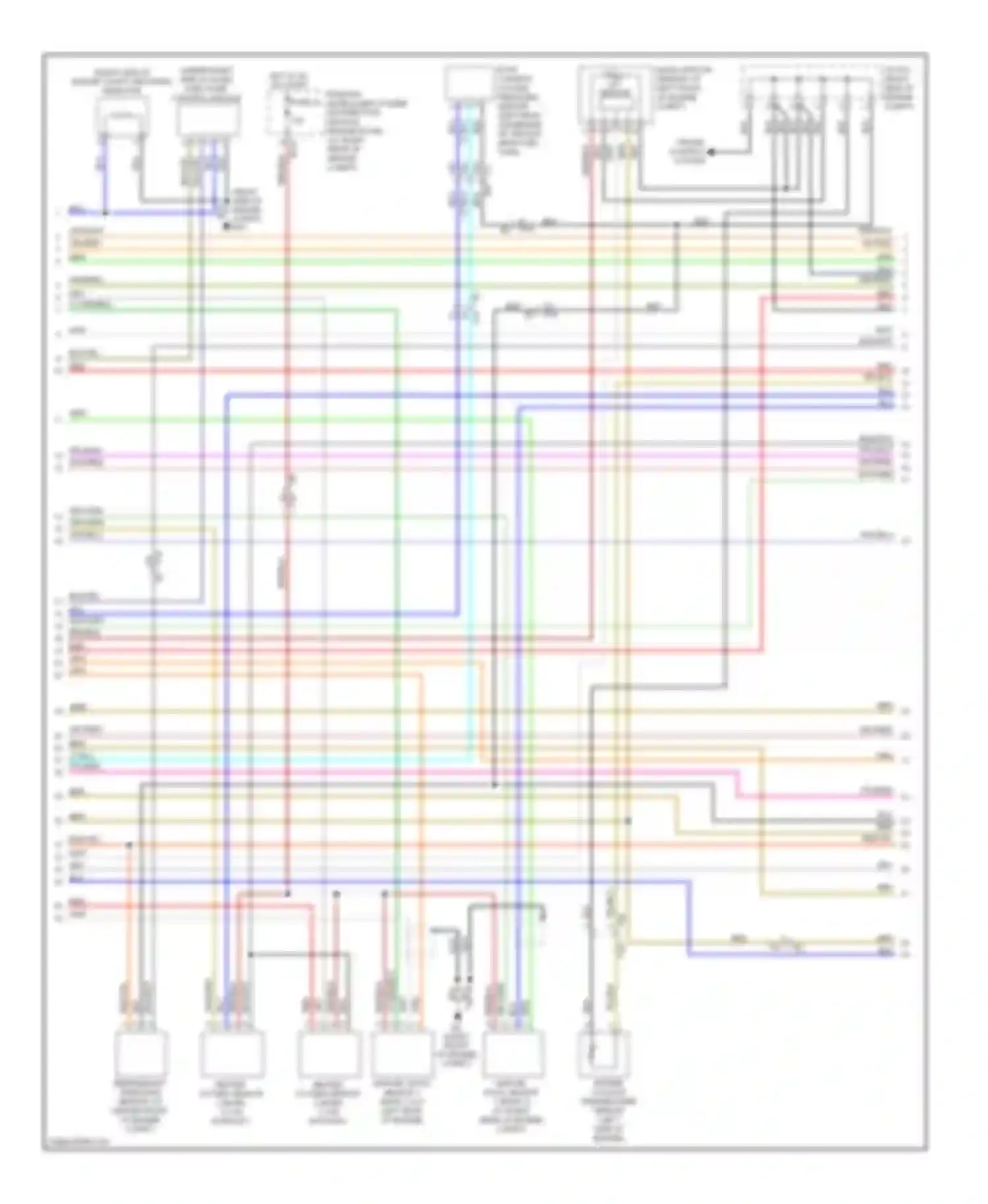 Armada Nissan I facelift (2007-2016): Wiring diagram engine performance 5.6l flex fuel (3 of 4)