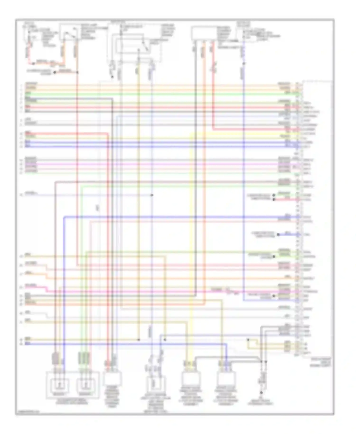 Armada Nissan I facelift (2007-2016): Wiring diagram engine performance 5.6l flex fuel (4 of 4)