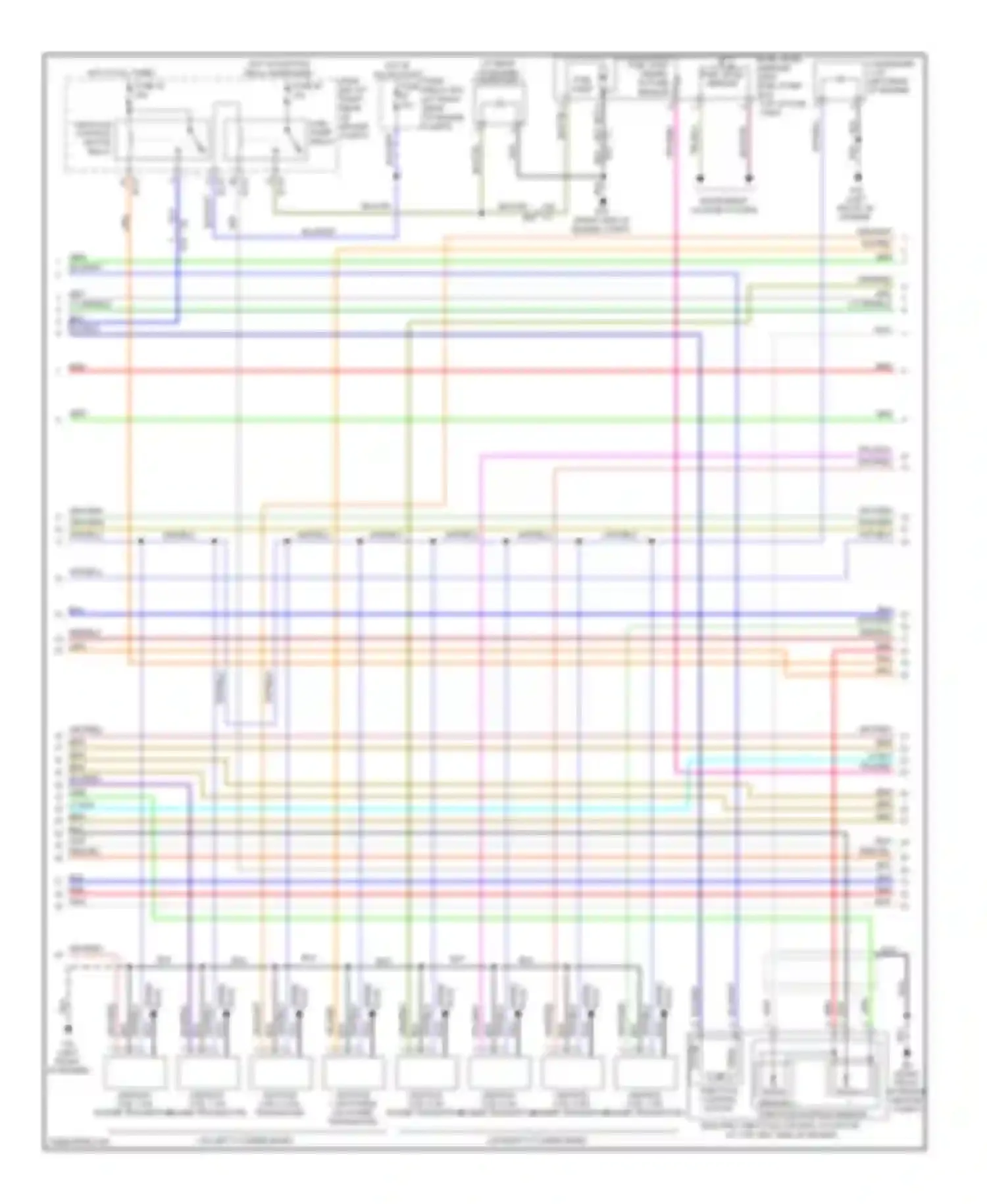 Armada Nissan I facelift (2007-2016): Wiring diagram engine performance 5.6l (2 of 4)