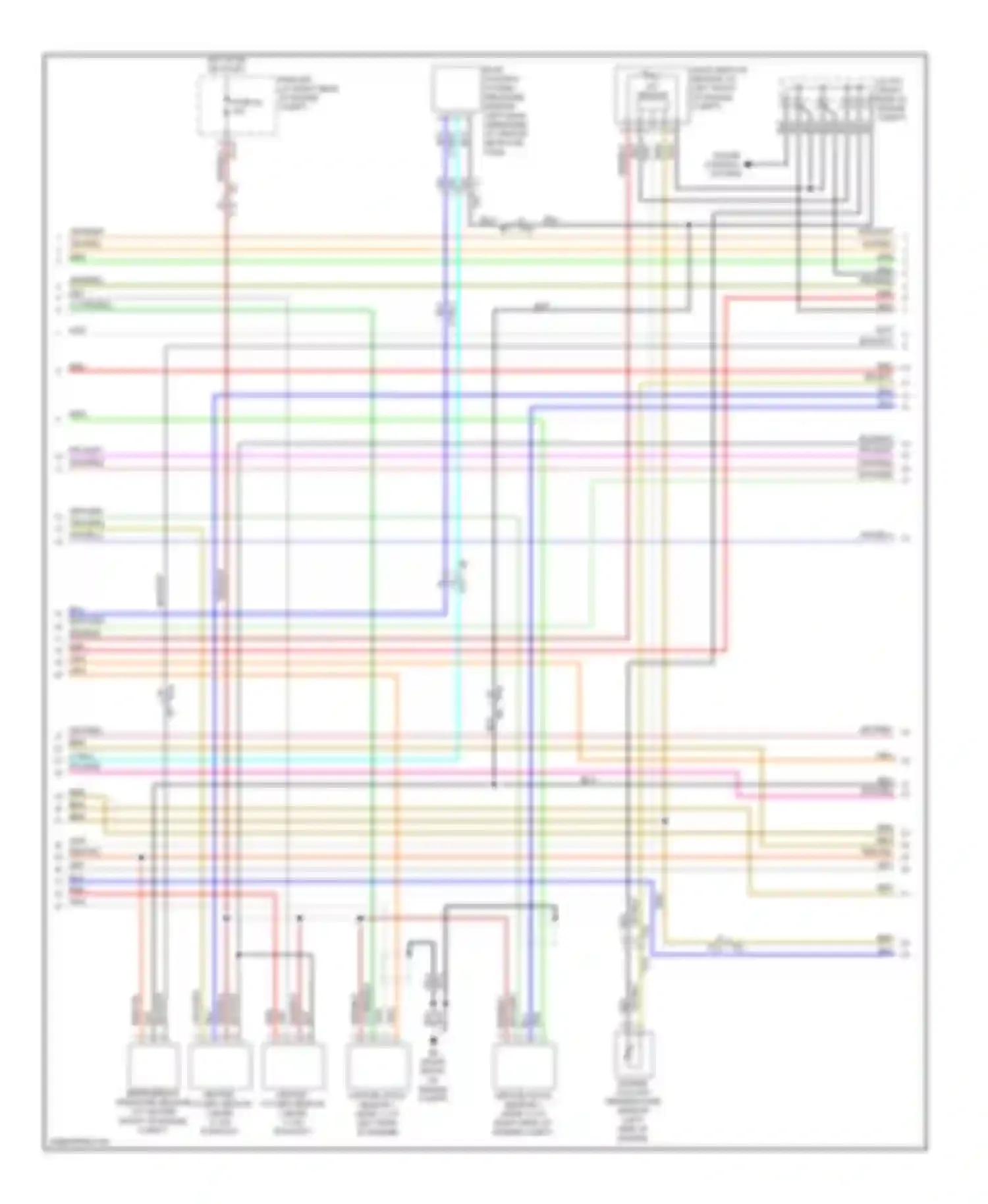 Armada Nissan I facelift (2007-2016): Wiring diagram engine performance 5.6l (3 of 4)
