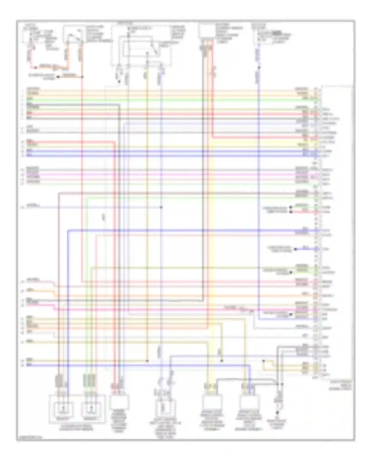 Armada Nissan I facelift (2007-2016): Wiring diagram engine performance 5.6l (4 of 4)