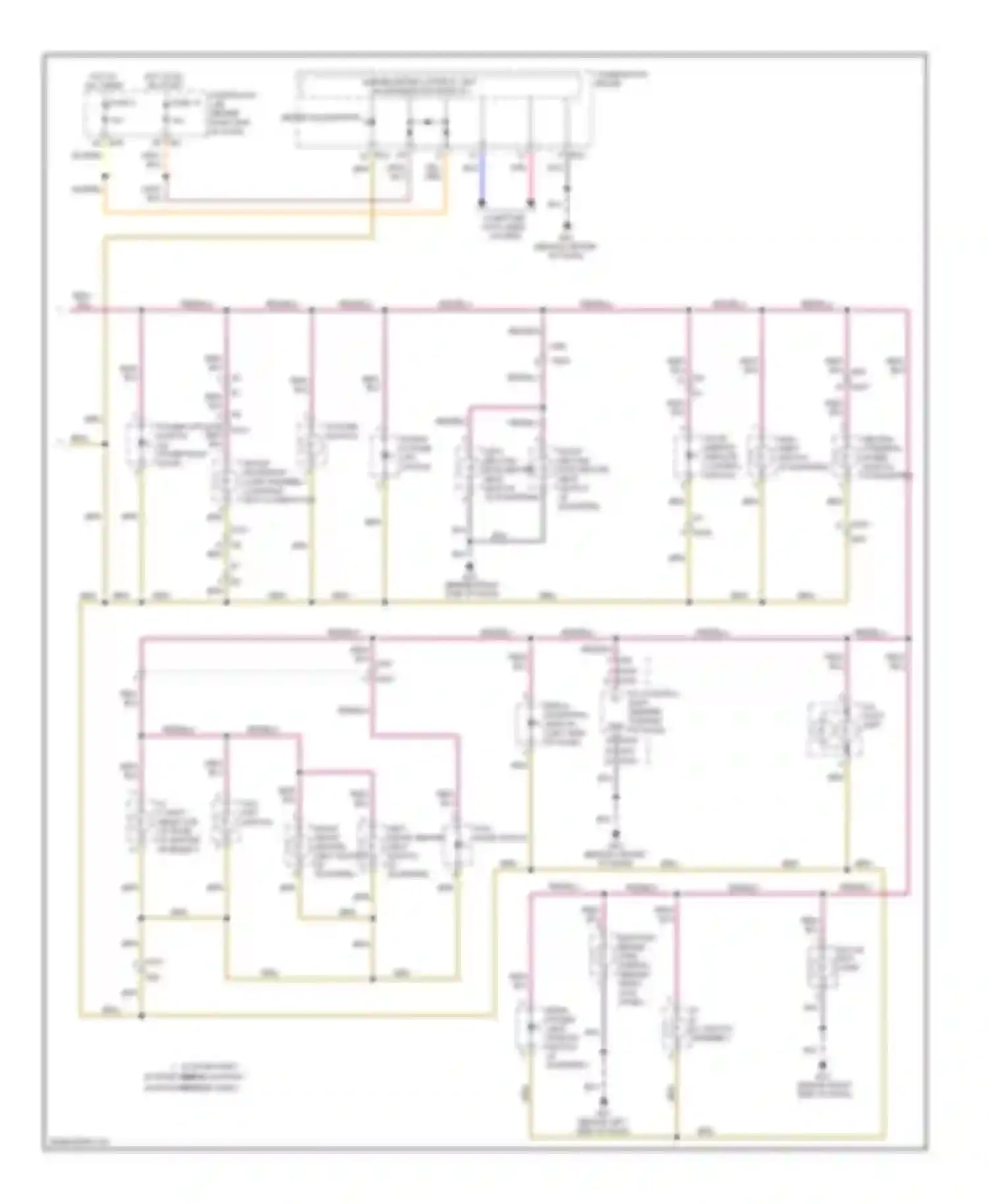 Armada Nissan I facelift (2007-2016): Instrument illumination circuit (2 of 2)