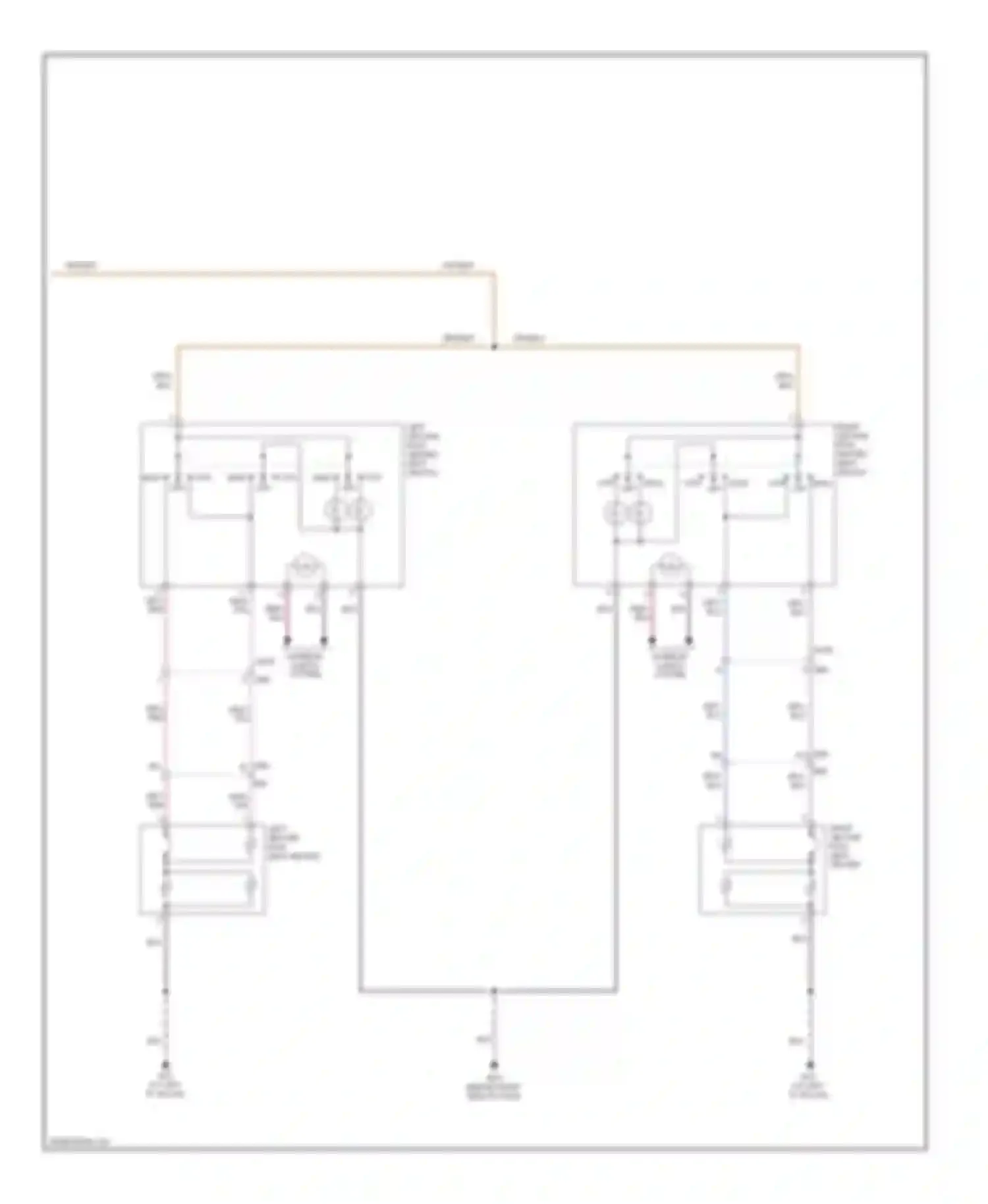Armada Nissan I facelift (2007-2016): Heated seats circuit (2 of 2)
