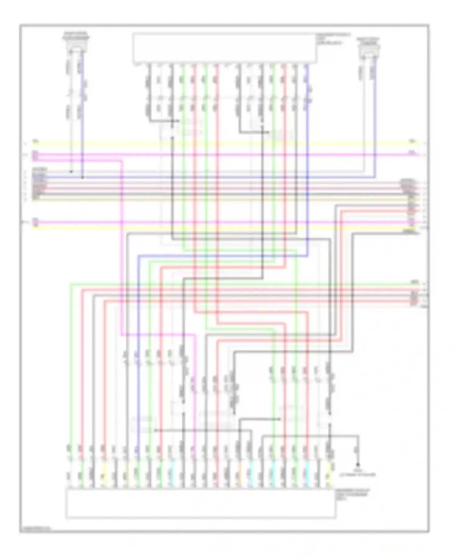 Armada Nissan I facelift (2007-2016): Base radio circuit (2 of 4)