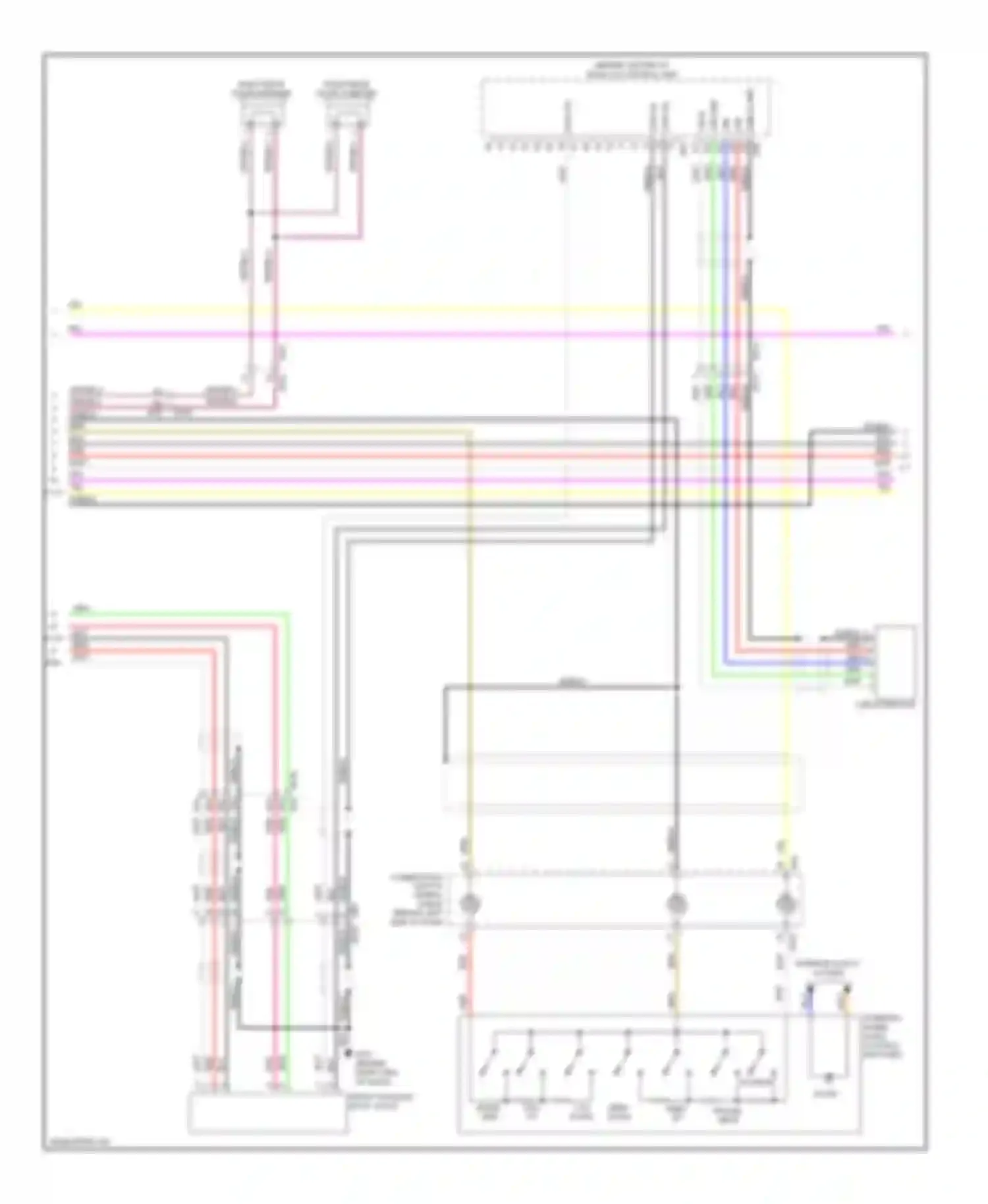 Armada Nissan I facelift (2007-2016): Base radio circuit (3 of 4)
