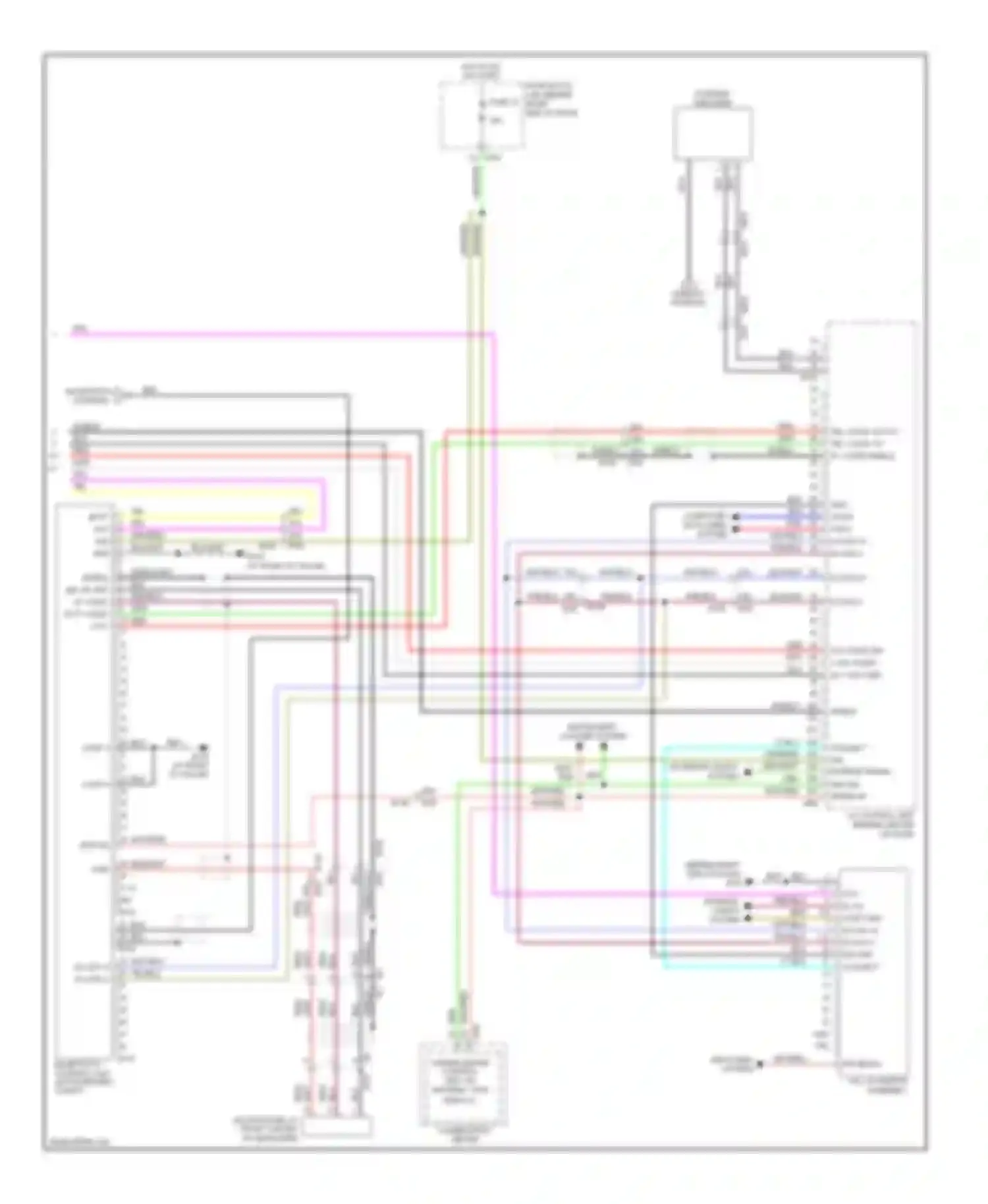 Armada Nissan I facelift (2007-2016): Base radio circuit (4 of 4)