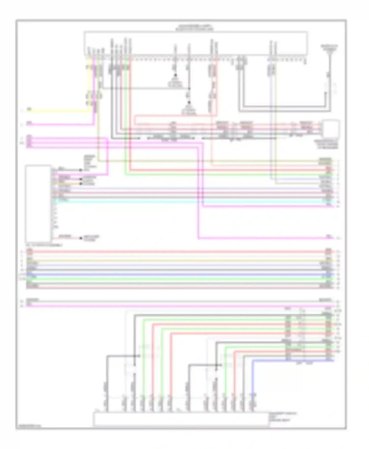 Armada Nissan I facelift (2007-2016): Bose radio circuit, without navigation (3 of 5)