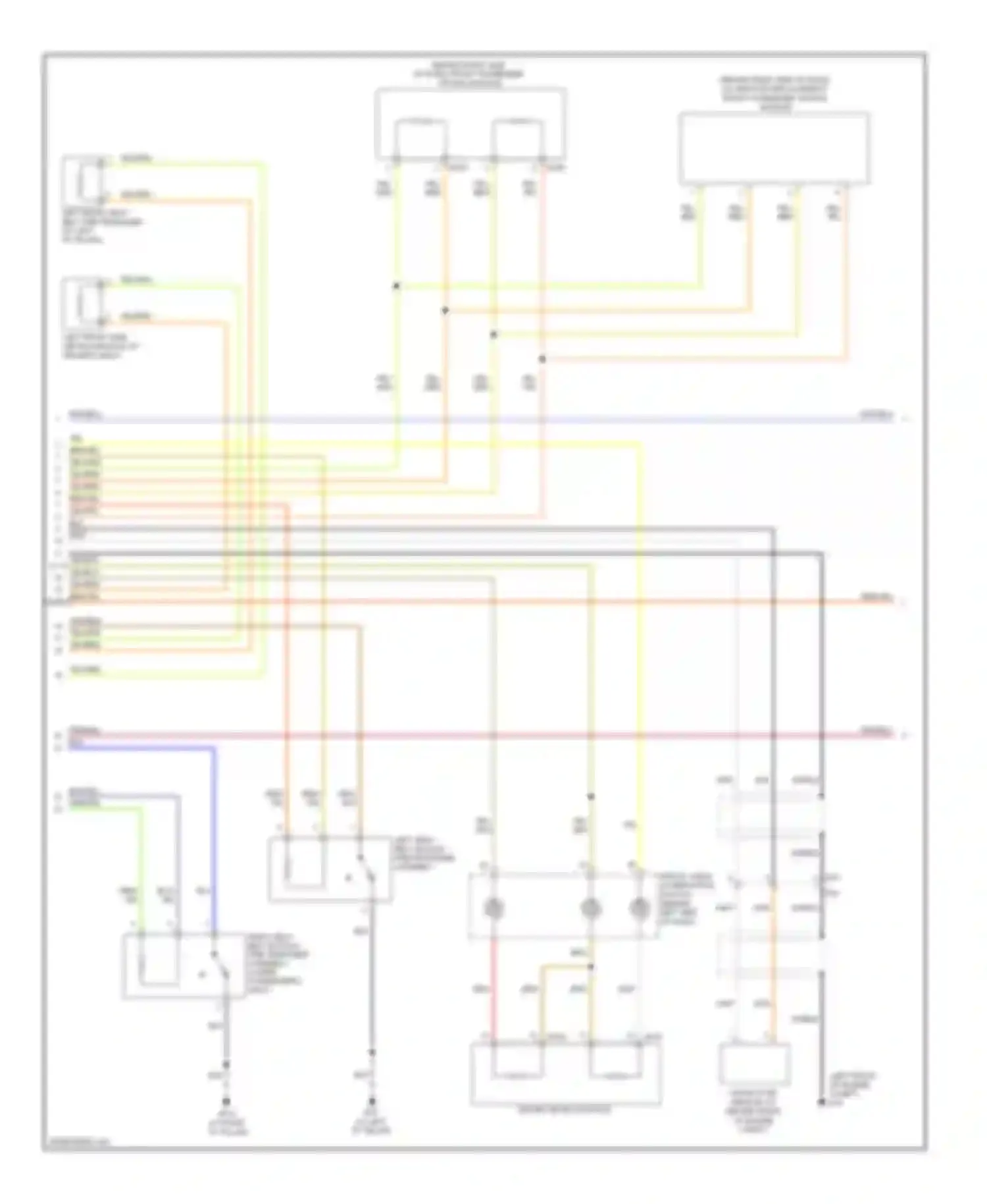 Armada Nissan I facelift (2007-2016): Supplemental restraints circuit (2 of 3)