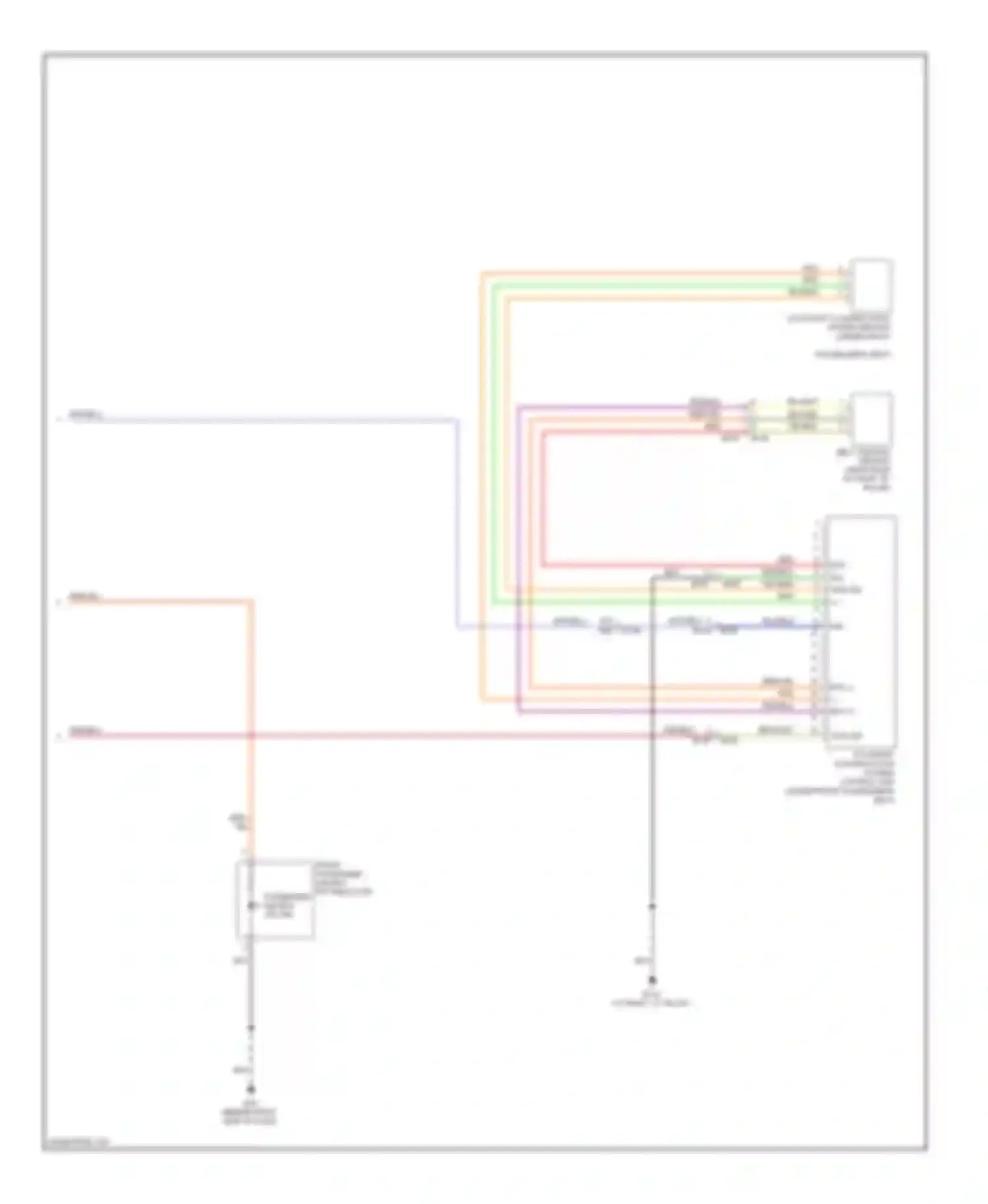 Armada Nissan I facelift (2007-2016): Supplemental restraints circuit (3 of 3)