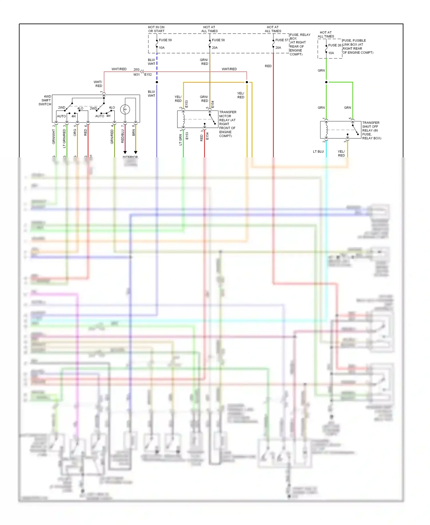 Wiring diagram atp switch for Nissan Armada I facelift (2007-2016) (1 of 1)