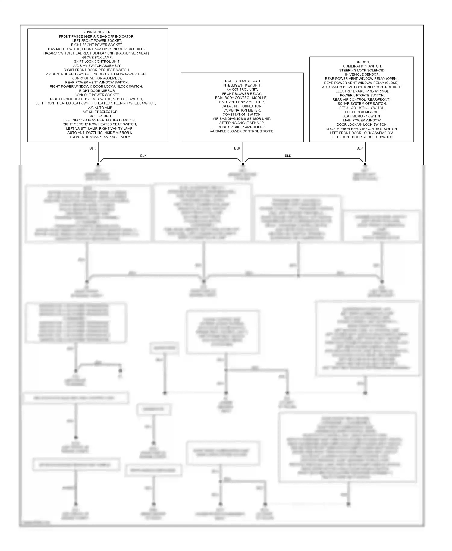 Wiring diagram blk for Nissan Armada I facelift (2007-2016) (73 of 98)