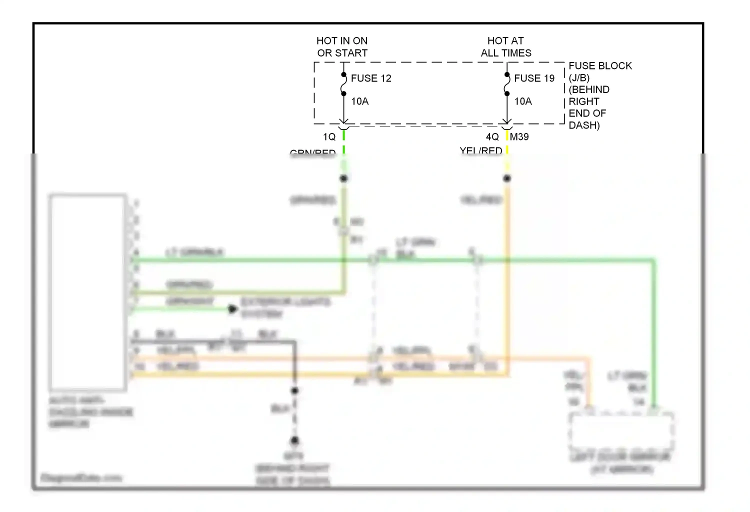 Wiring diagram blk for Nissan Armada I facelift (2007-2016) (52 of 98)