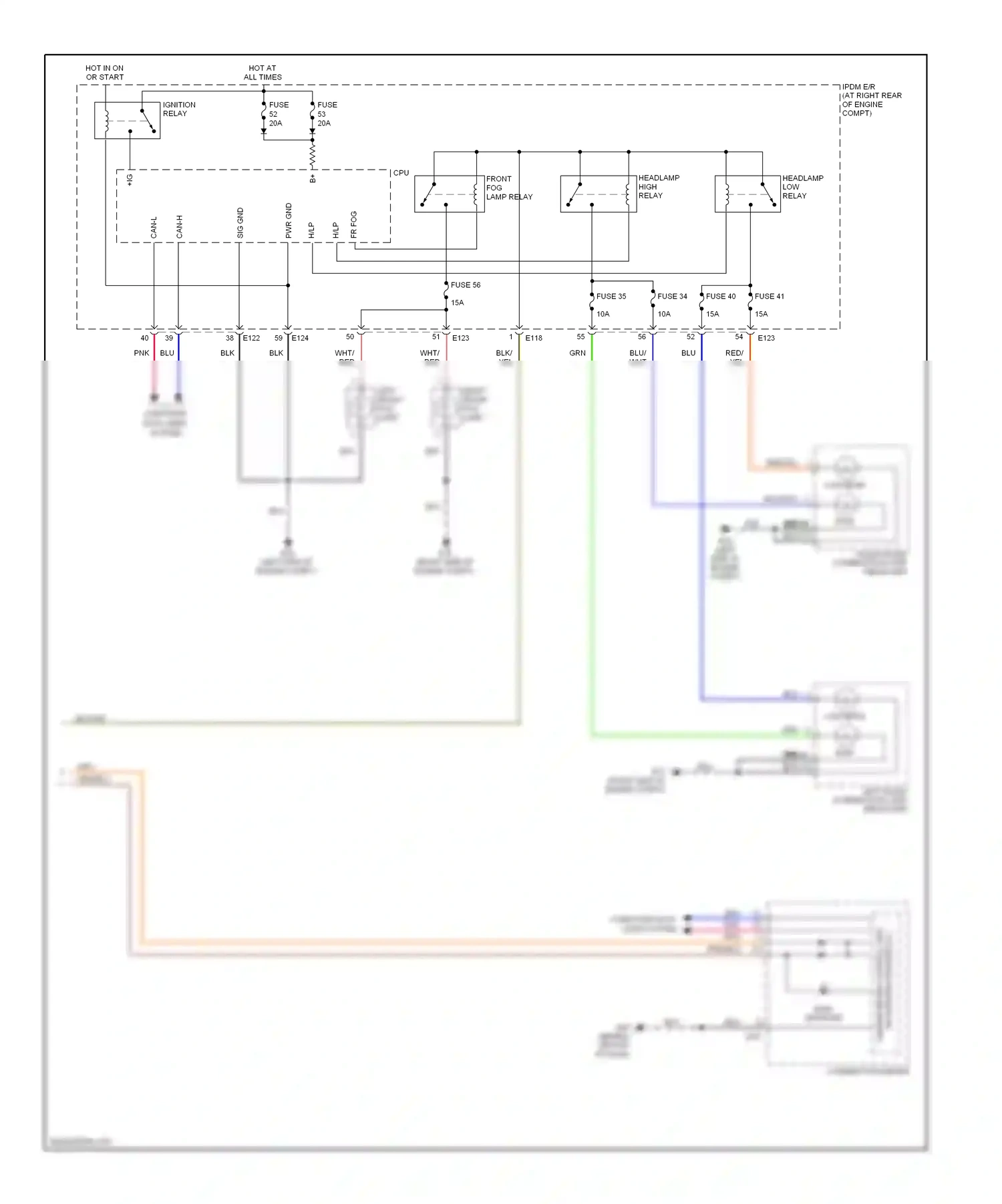 Wiring diagram blk for Nissan Armada I facelift (2007-2016) (34 of 98)