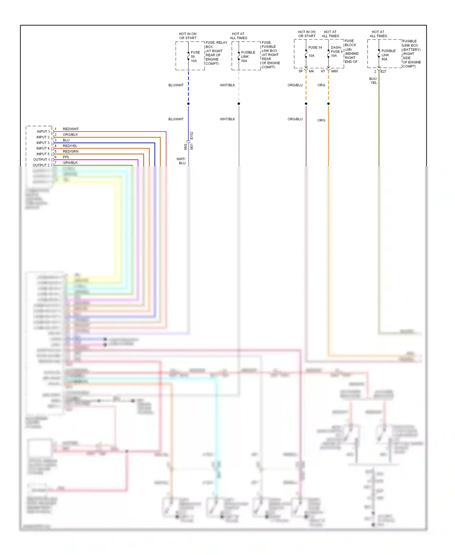 Wiring diagram blk for Nissan Armada I facelift (2007-2016) (80 of 98)