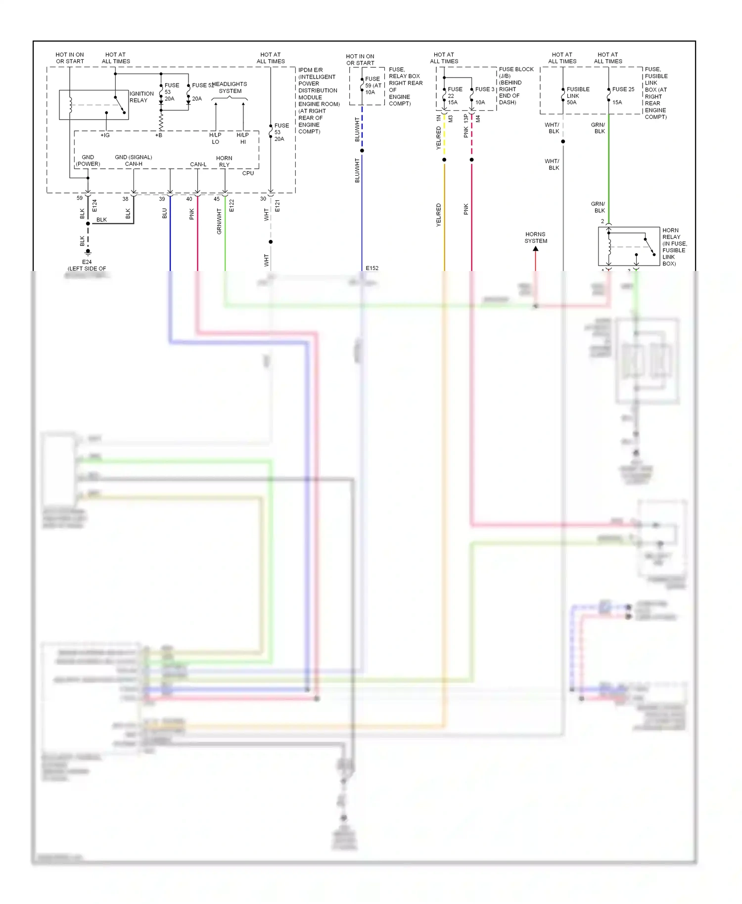Wiring diagram blu for Nissan Armada I facelift (2007-2016) (10 of 92)