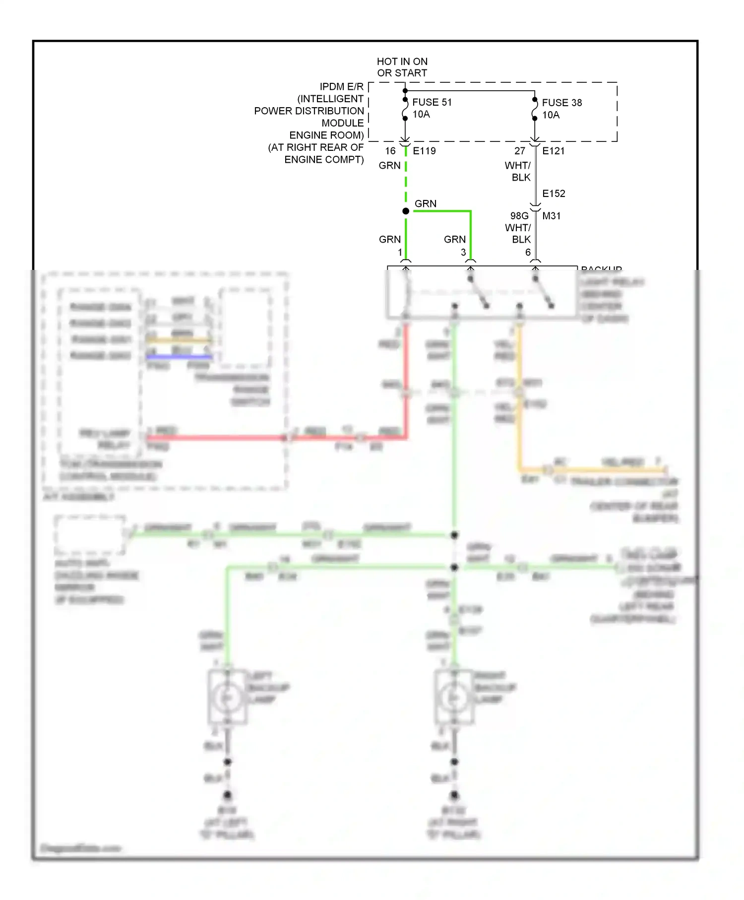 Wiring diagram blu for Nissan Armada I facelift (2007-2016) (21 of 92)