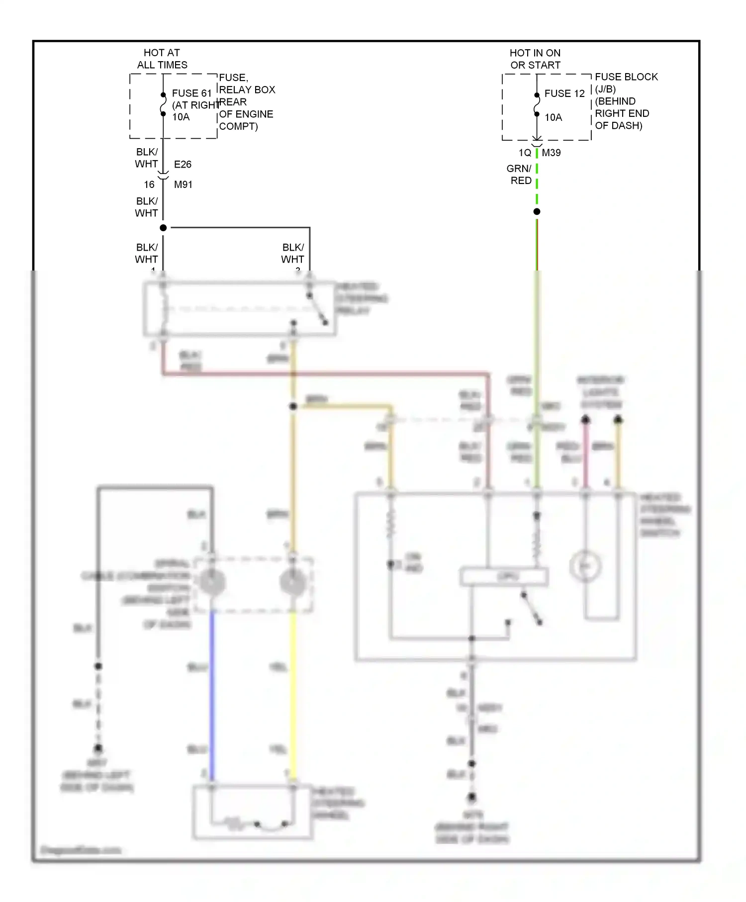 Wiring diagram blu for Nissan Armada I facelift (2007-2016) (54 of 92)