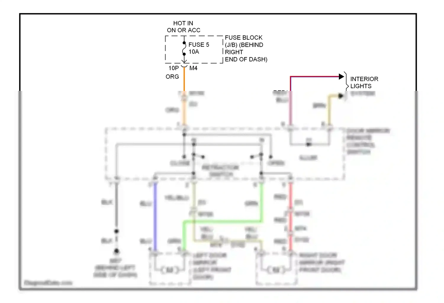 Wiring diagram blu for Nissan Armada I facelift (2007-2016) (51 of 92)
