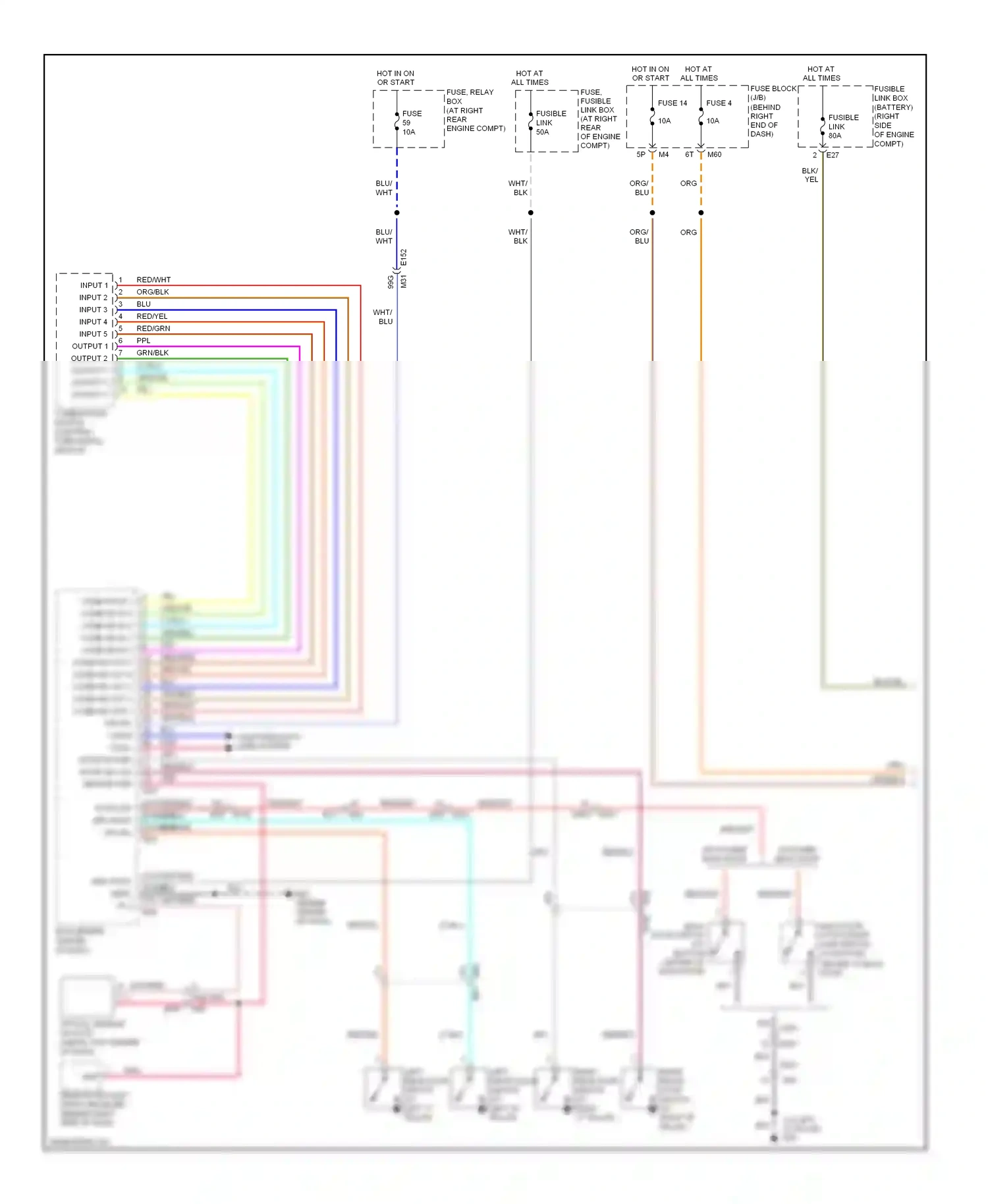 Wiring diagram computer data lines system for Nissan Armada I facelift (2007-2016) (14 of 47)