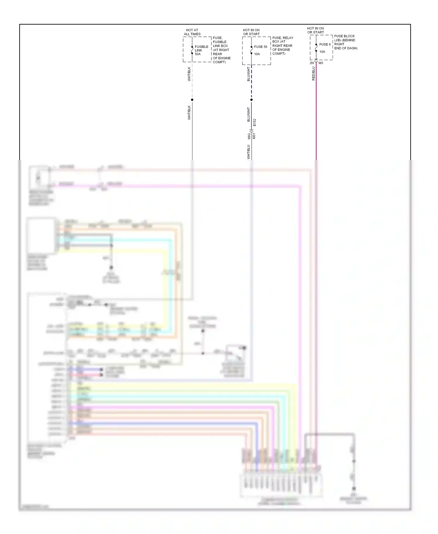 Wiring diagram computer data lines system for Nissan Armada I facelift (2007-2016) (45 of 47)