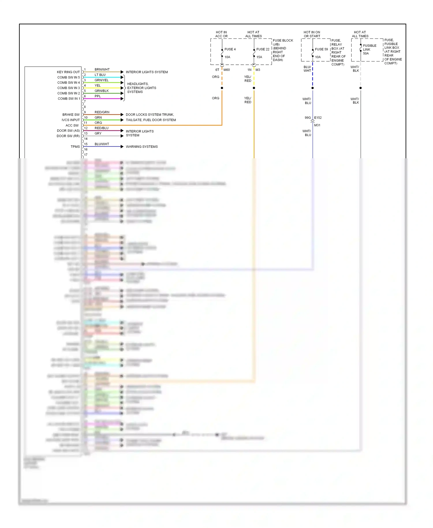 Wiring diagram computer data lines system for Nissan Armada I facelift (2007-2016) (6 of 47)