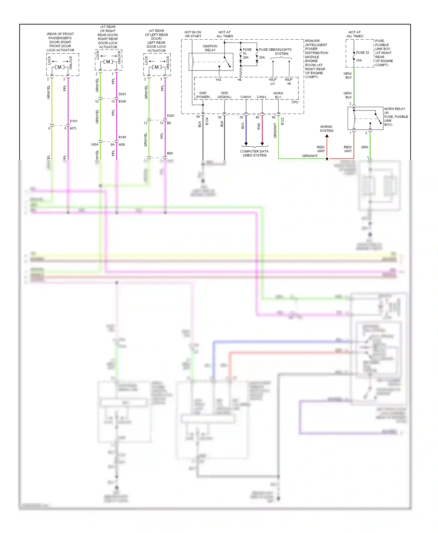 Wiring diagram computer data lines system for Nissan Armada I facelift (2007-2016) (37 of 47)