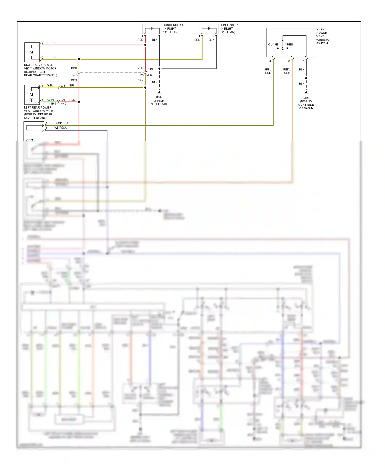 Wiring diagram encoder power for Nissan Armada I facelift (2007-2016) (1 of 1)