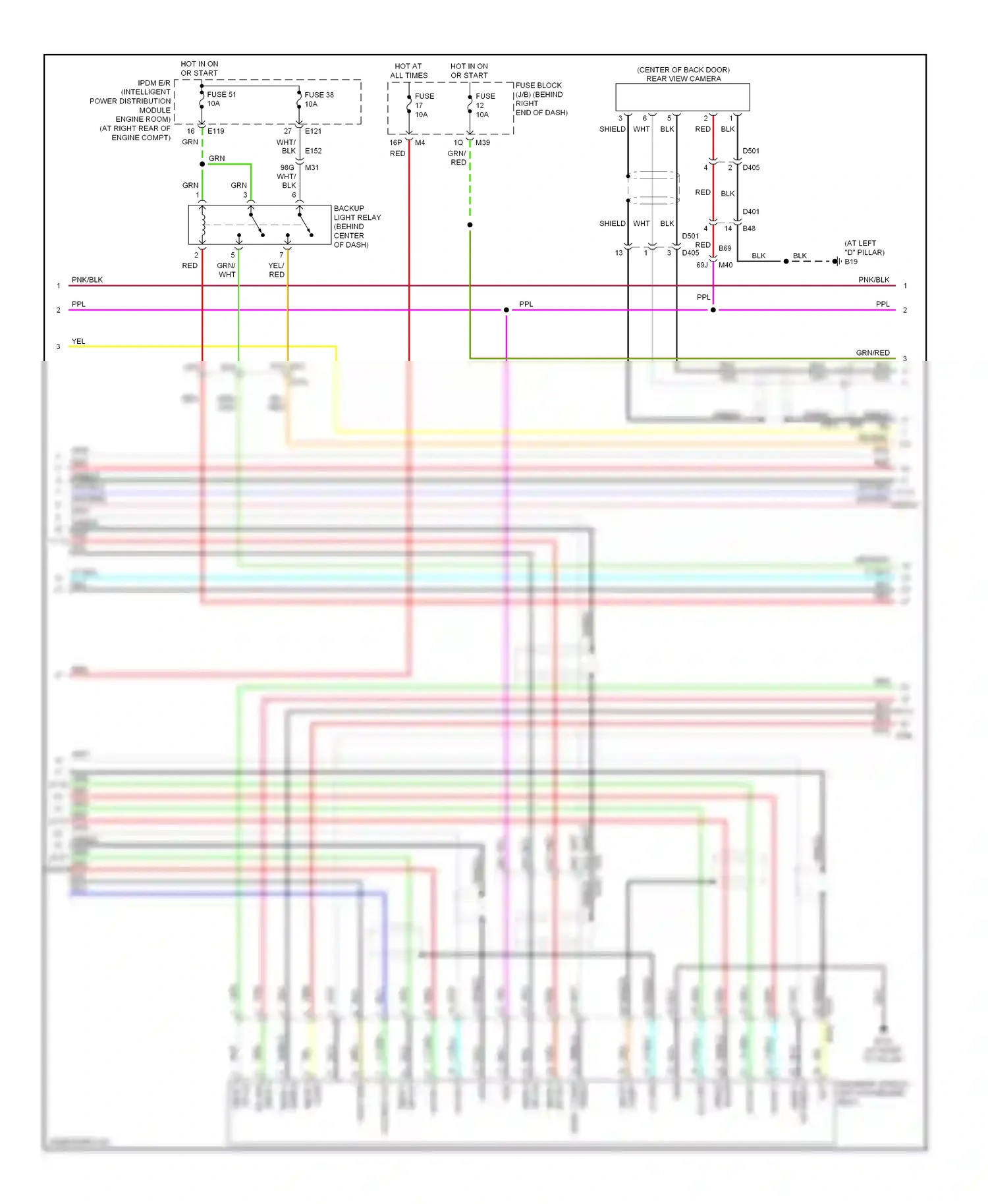 Wiring diagram hp shield for Nissan Armada I facelift (2007-2016) (2 of 4)