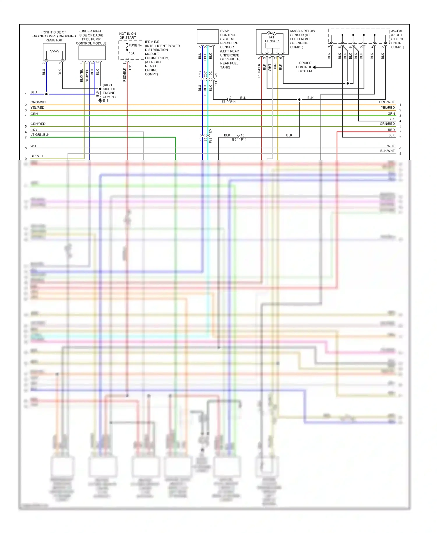 Wiring diagram iat sensor for Nissan Armada I facelift (2007-2016) (2 of 2)