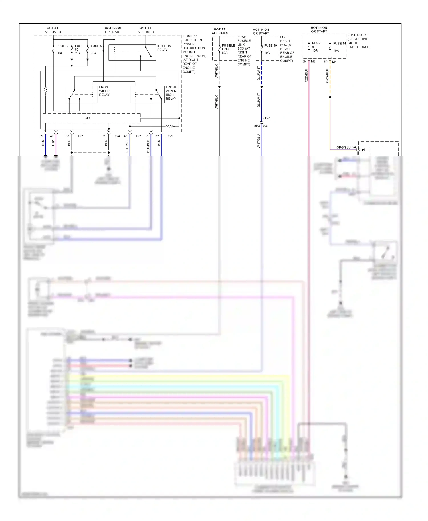 Wiring diagram input 3 for Nissan Armada I facelift (2007-2016) (1 of 4)