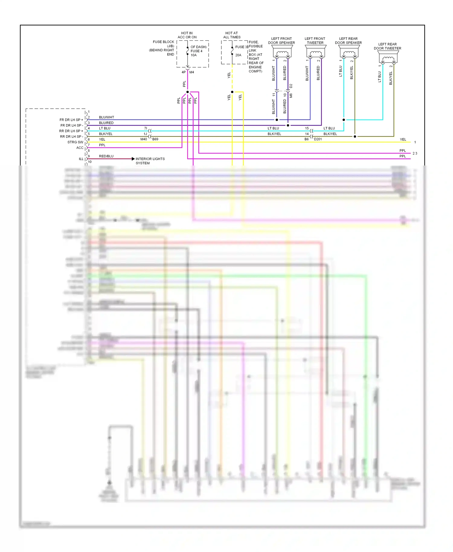 Wiring diagram org/blu for Nissan Armada I facelift (2007-2016) (11 of 25)