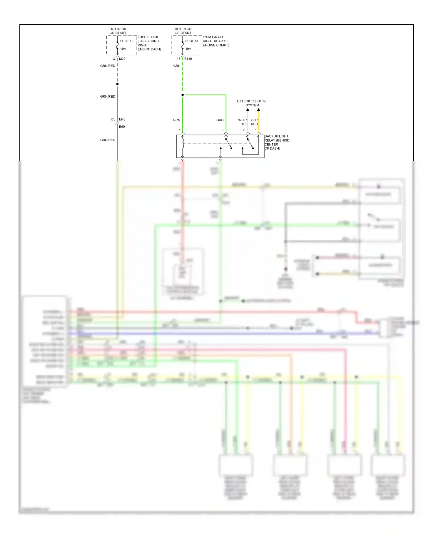Wiring diagram sonar system off switch for Nissan Armada I facelift (2007-2016) (3 of 3)