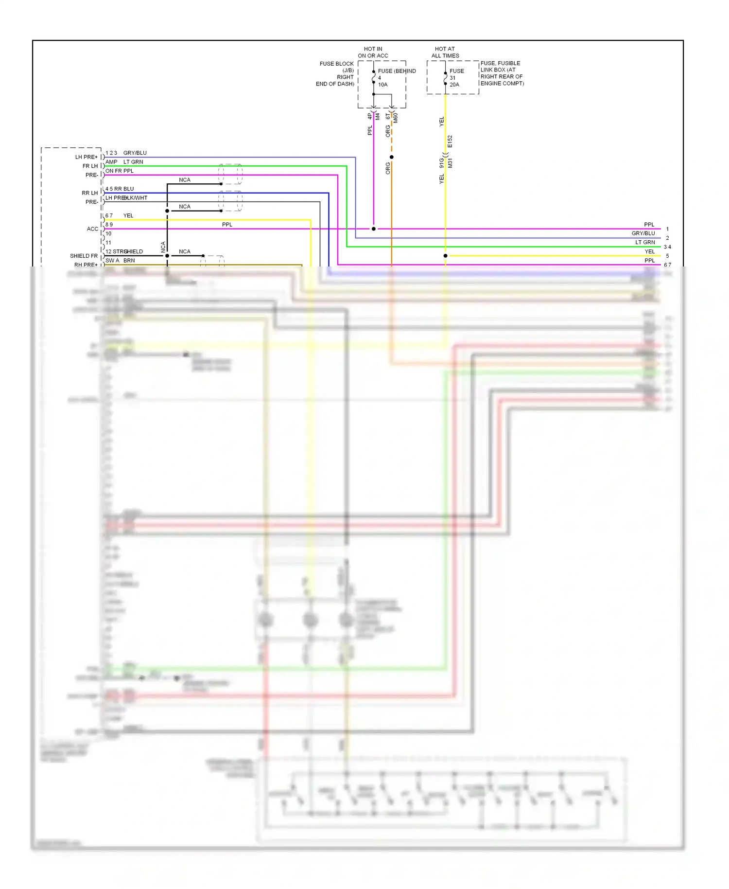 Nissan Armada I facelift (2007-2016) source wiring diagram  (2 of 4)