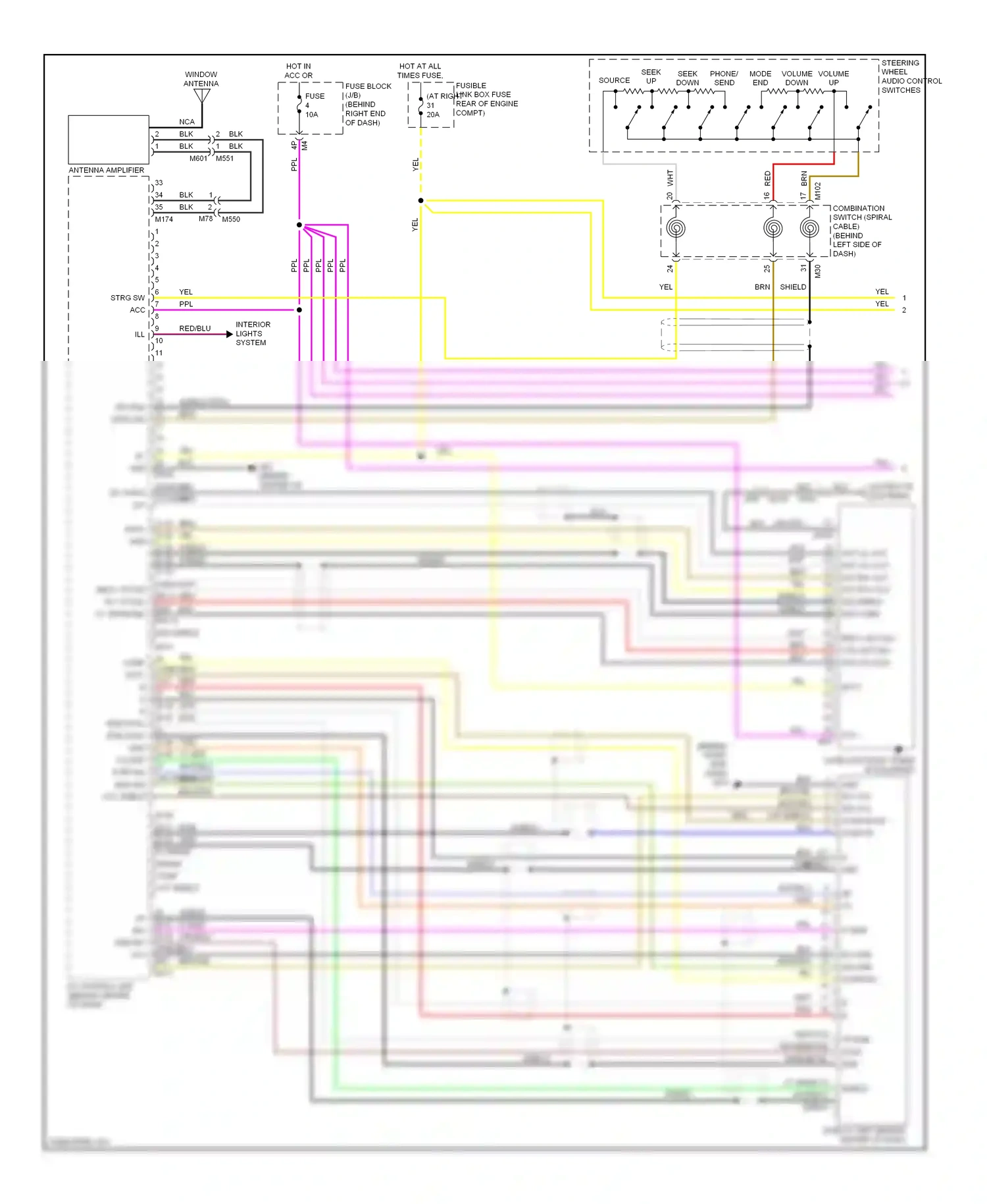 Nissan Armada I facelift (2007-2016) source wiring diagram  (3 of 4)