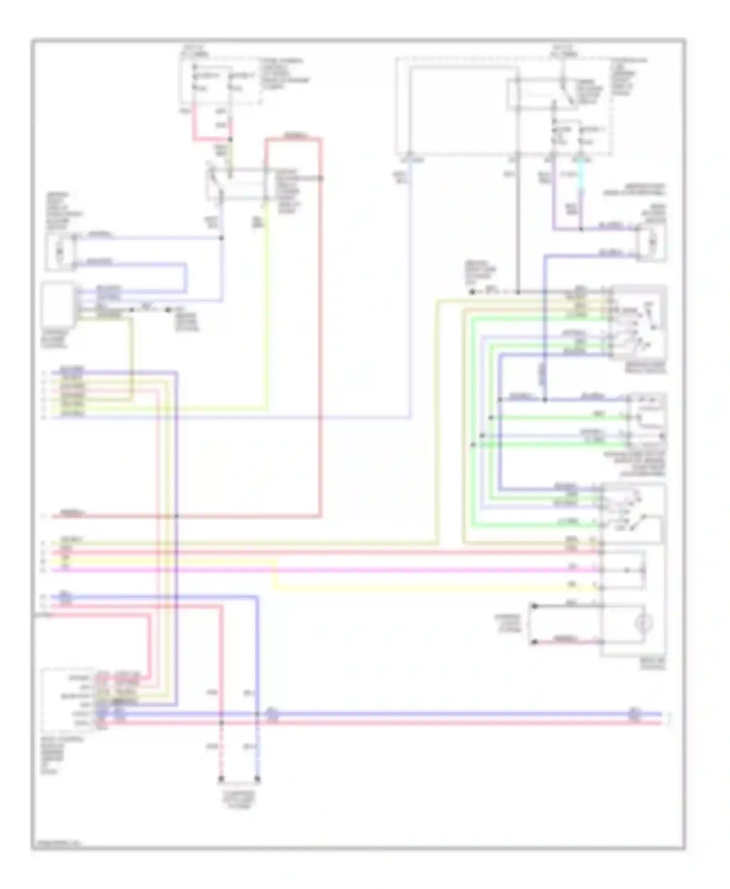 Armada Nissan I (2003-2007): Automatic a/c circuit (2 of 3)