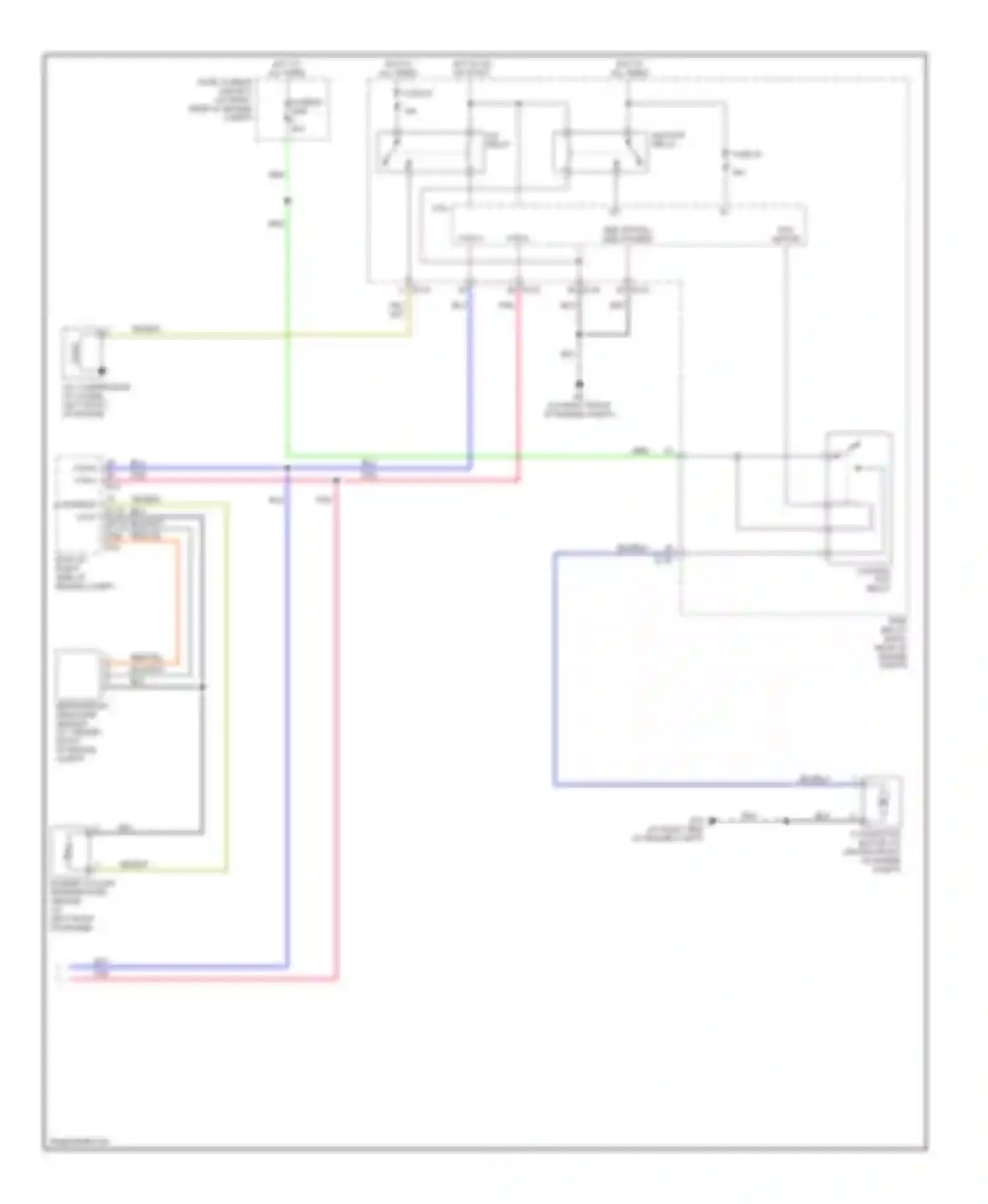 Armada Nissan I (2003-2007): Manual a/c circuit (3 of 3)