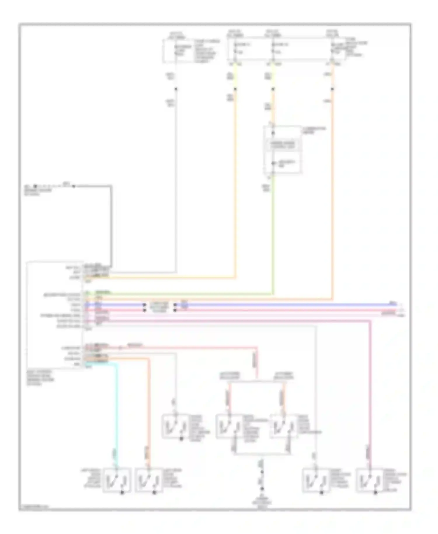 Armada Nissan I (2003-2007): Forced entry circuit (1 of 2)
