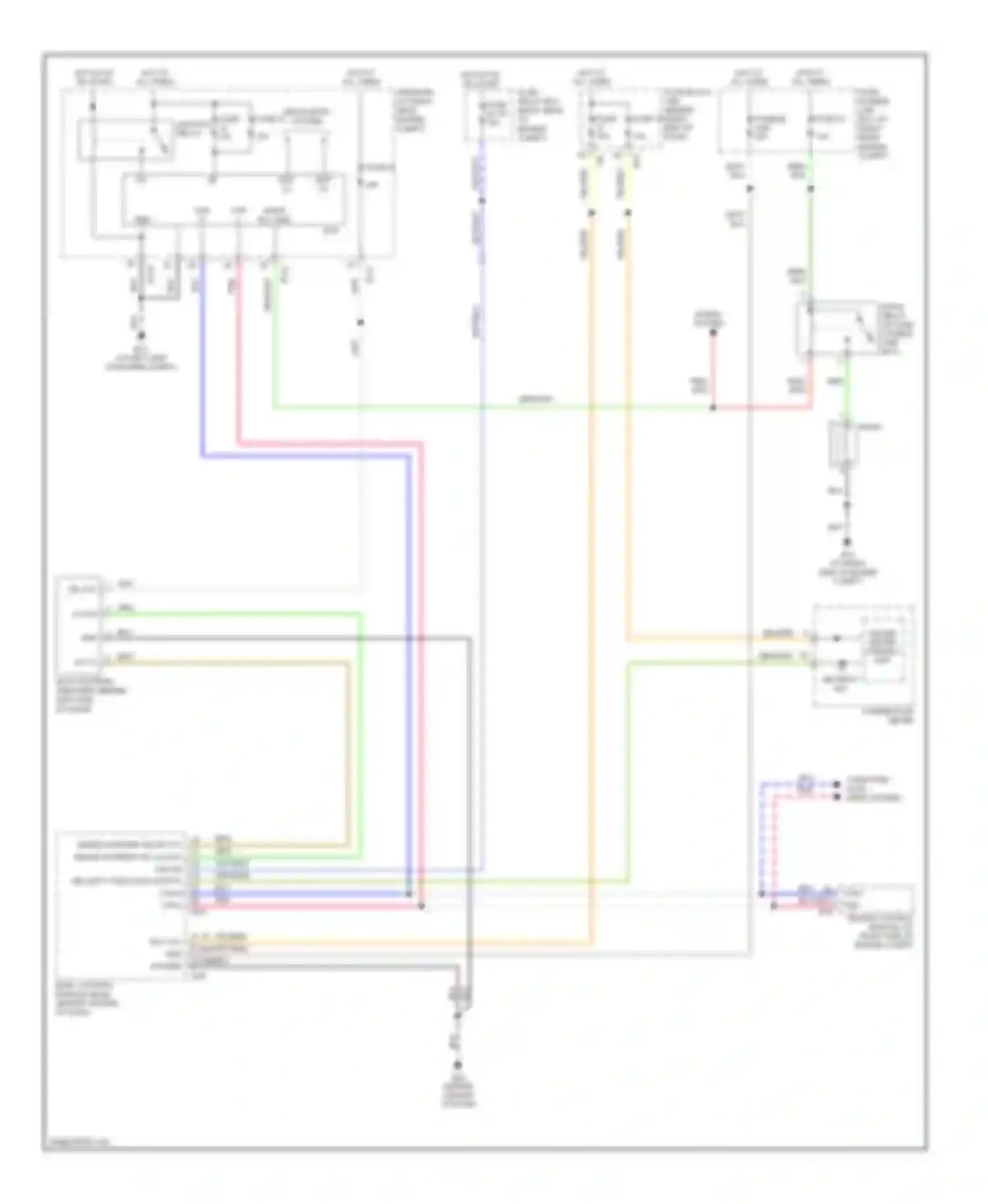 Armada Nissan I (2003-2007): Immobilizer circuit (nats)