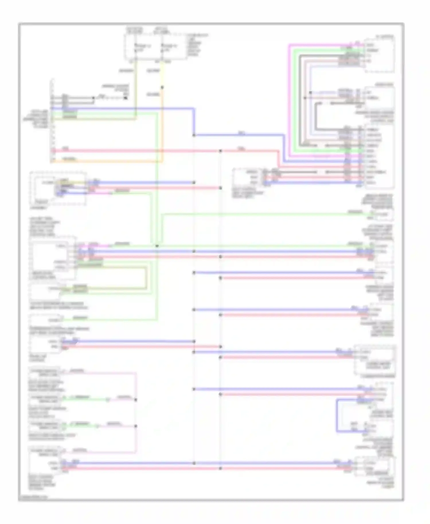 Armada Nissan I (2003-2007): Computer data lines circuit