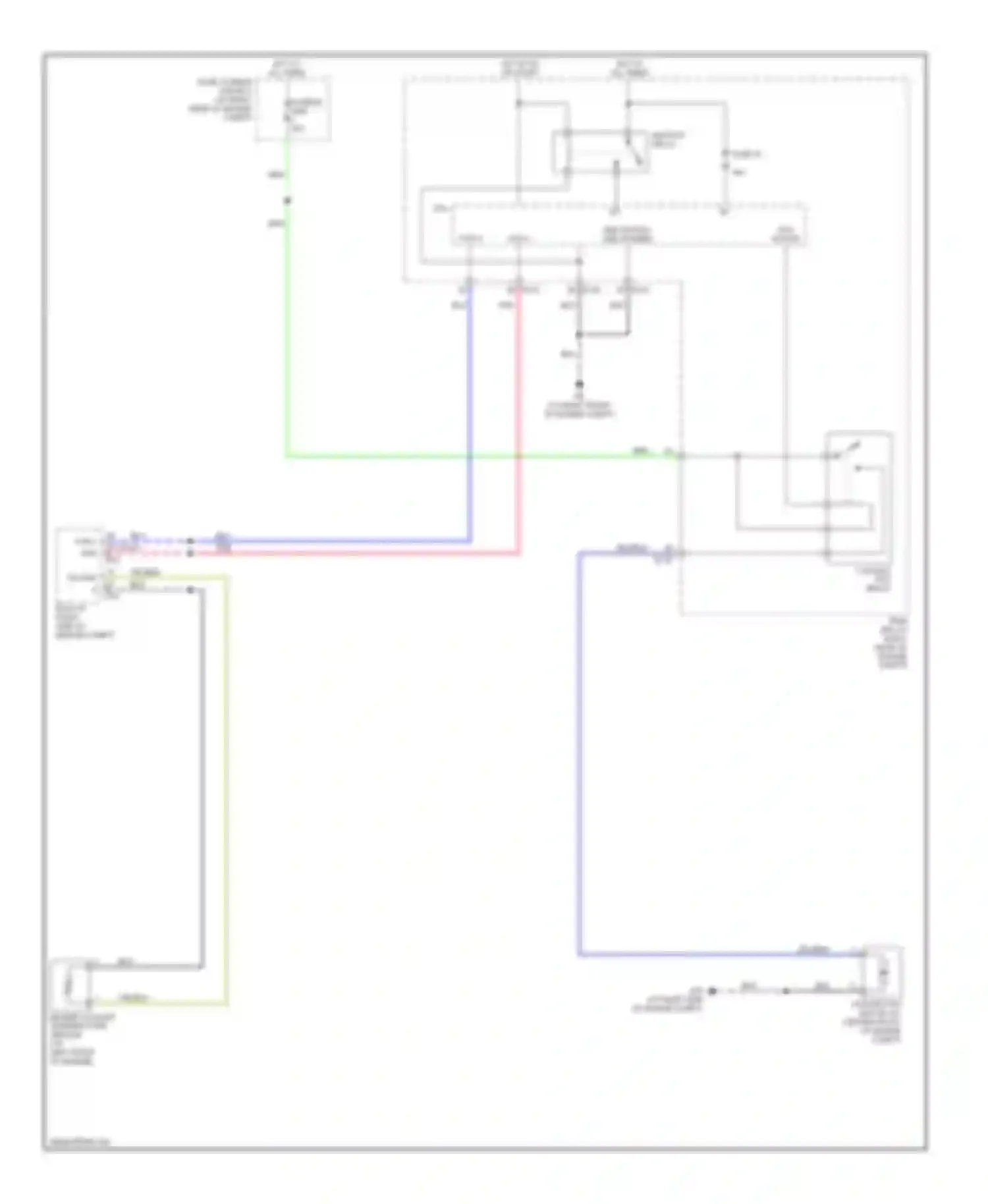 Armada Nissan I (2003-2007): Cooling fan circuit