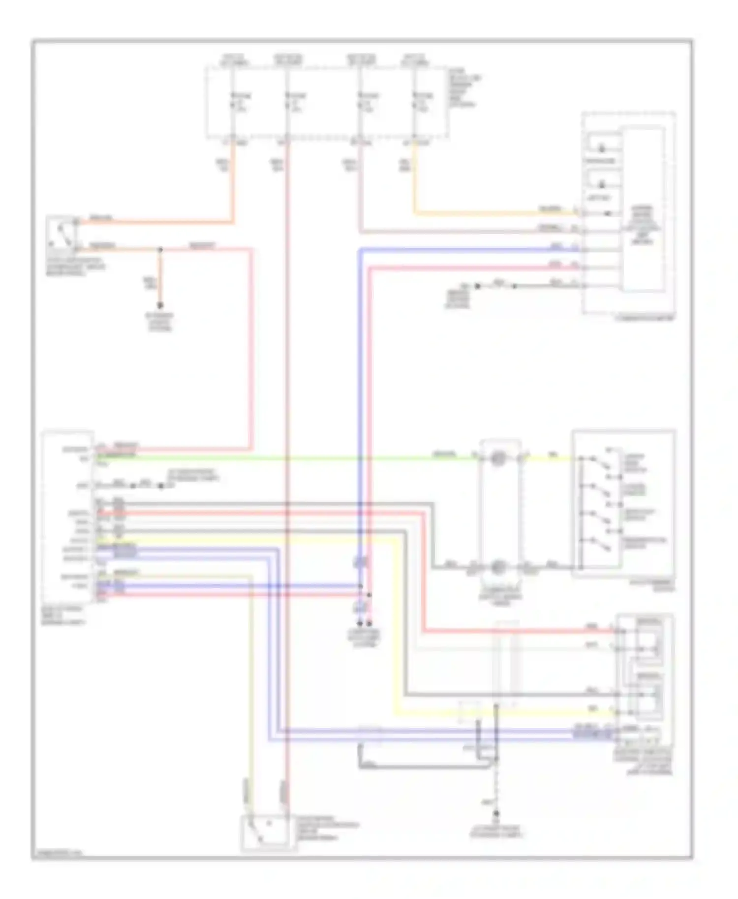 Armada Nissan I (2003-2007): Cruise control circuit
