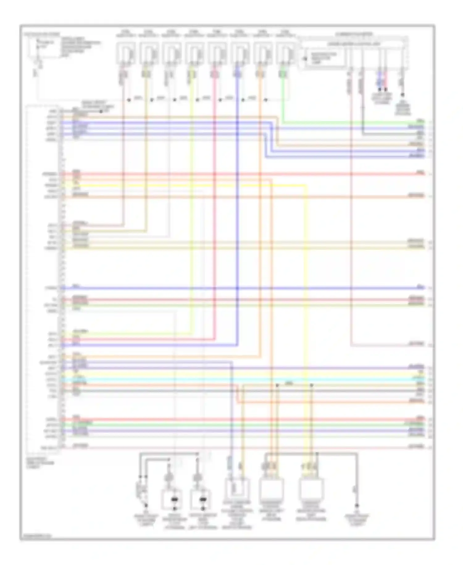 Armada Nissan I (2003-2007): Wiring diagram engine performance 5.6l (1 of 4)